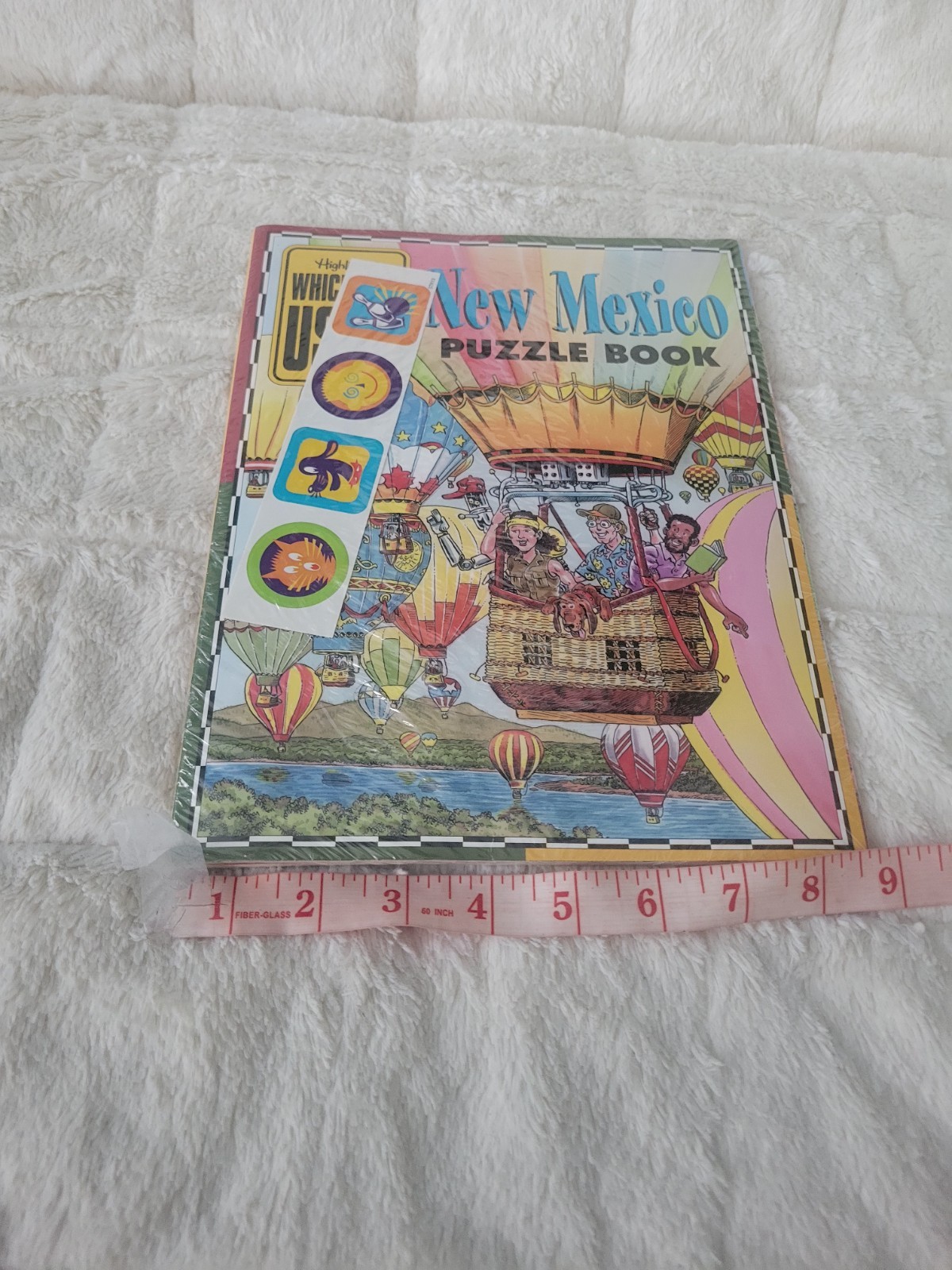 Vintage HIGHLIGHTS WHICH WAY US MARYLAND Washington State NEW MEXICO PUZZLE Book