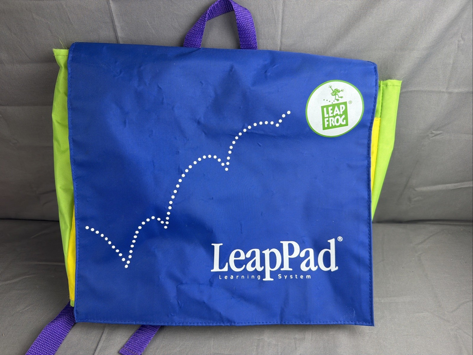 Vtg 2001 LeapFrog Leap Pad Learning System Console/Backpack/Books/Games *READ*