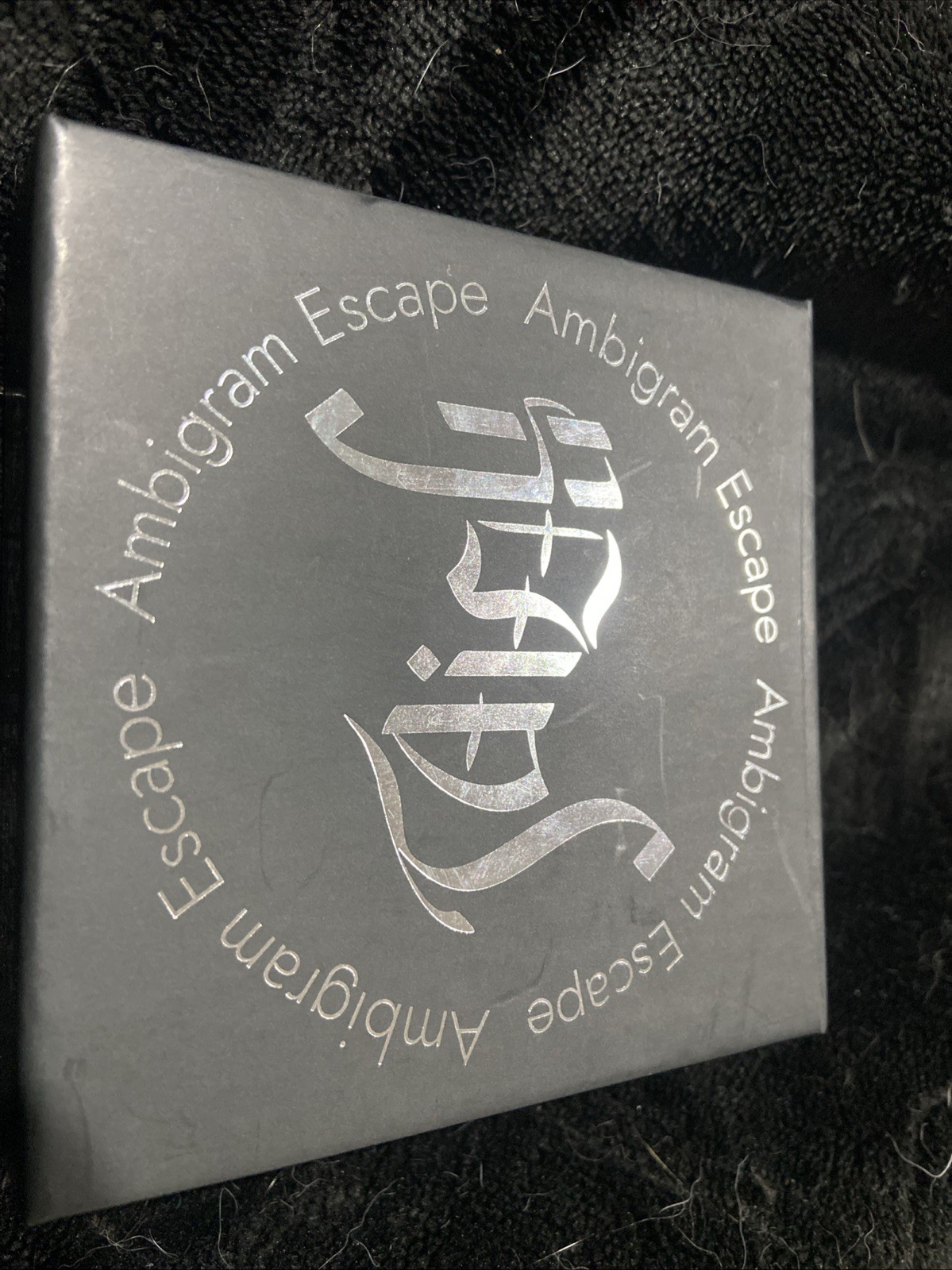 Ambigram Escape Coin And EDC Multitool Curiosity Box Keychain Ring Puzzle *Read