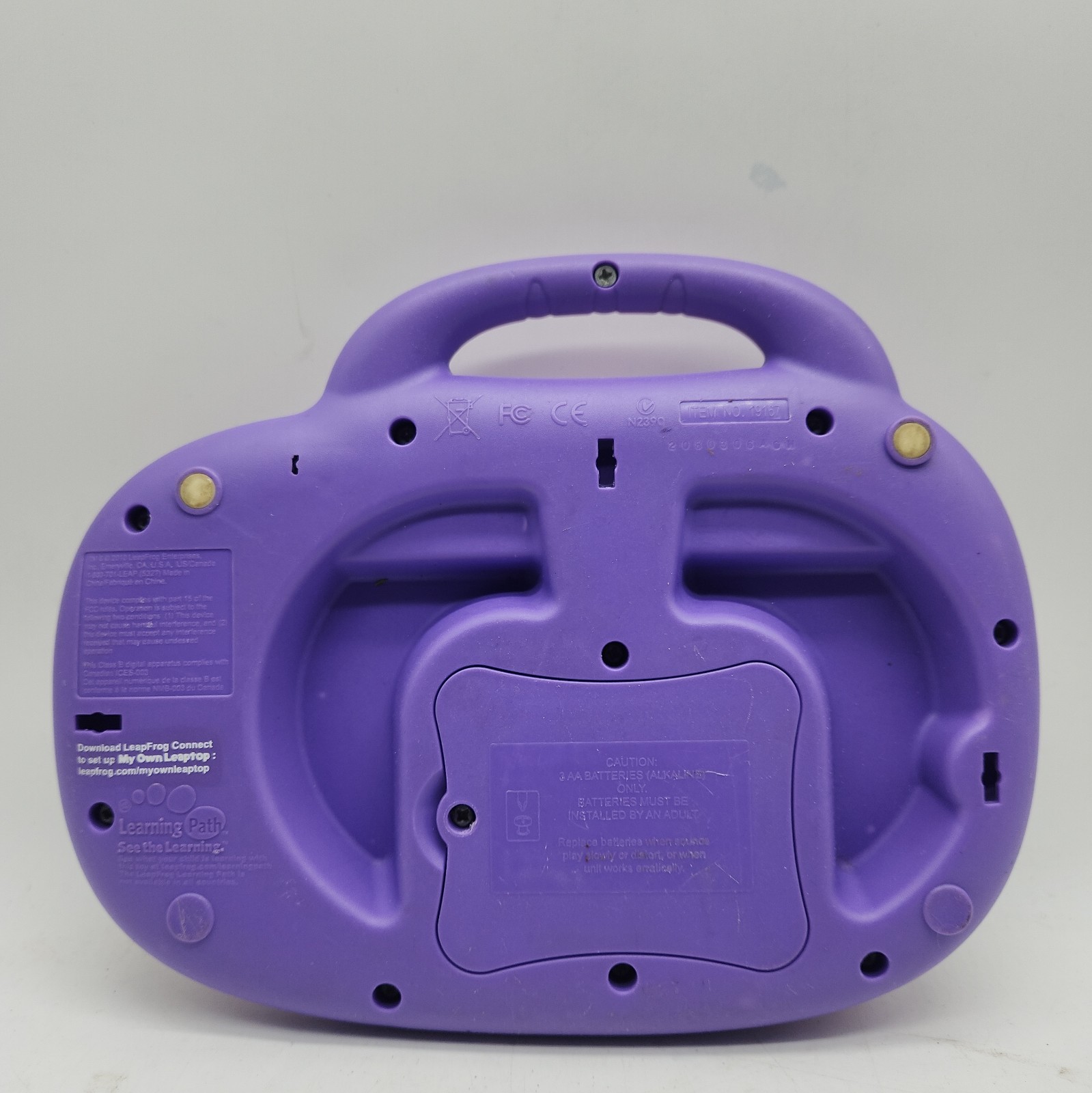 Leapfrog My Own LeapTop Learning Interactive Laptop Tested Works Great Purple