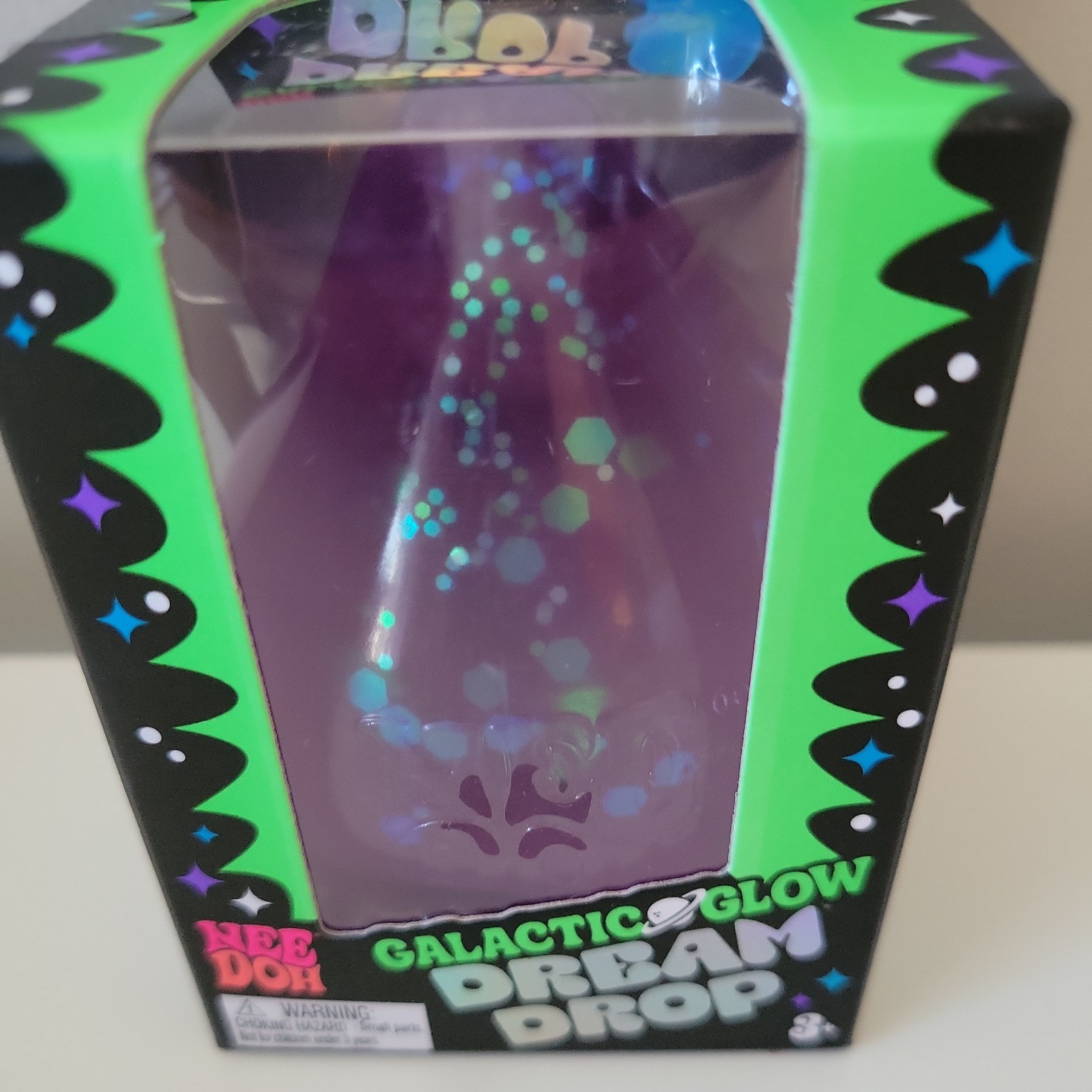 Needoh Nee Doh Galactic Glow Dream Drop Purple EXTREMELY RARE AUTHENTIC