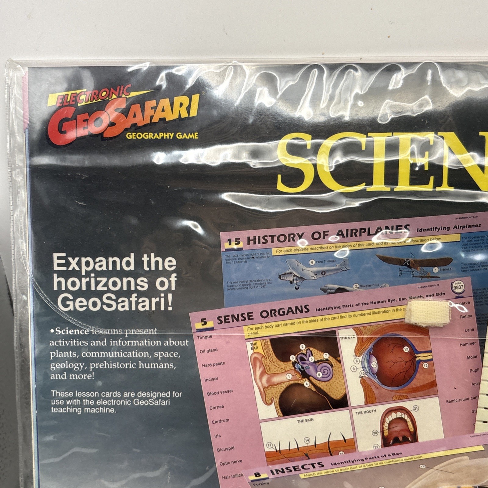 GeoSafari Electronic Science Card Set – Educational Insights EI-8715 – Vintage