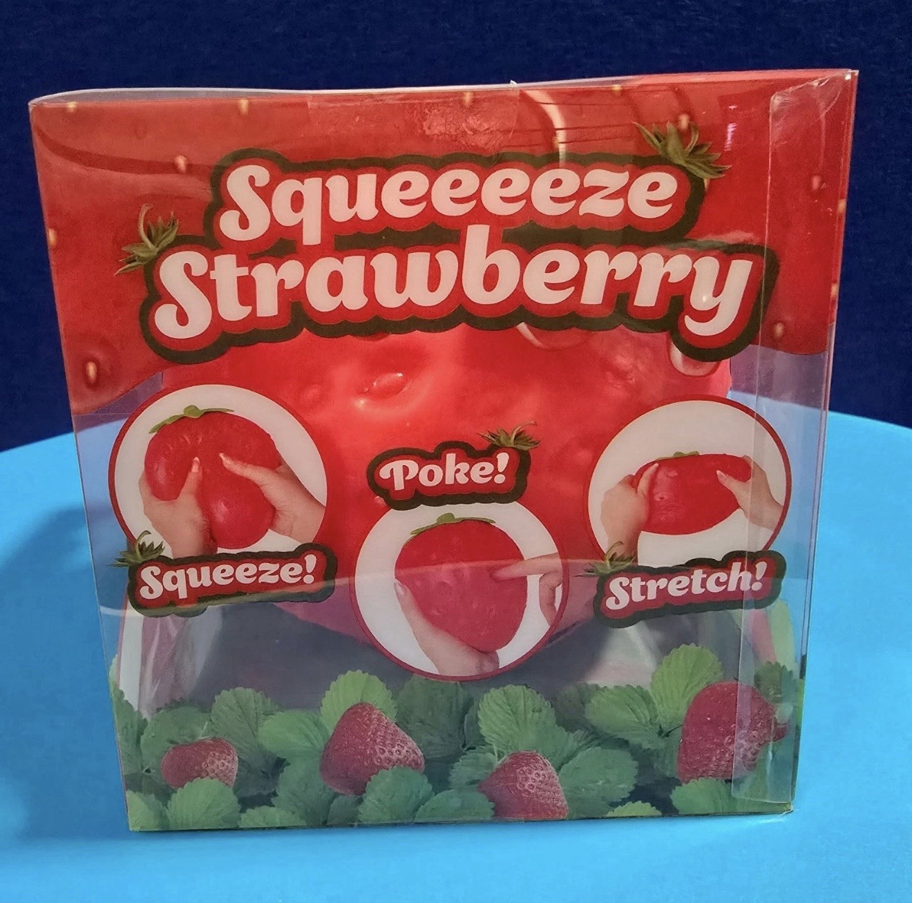NEW Toymendous Giant Strawberry Squishy Sensory Toy XL