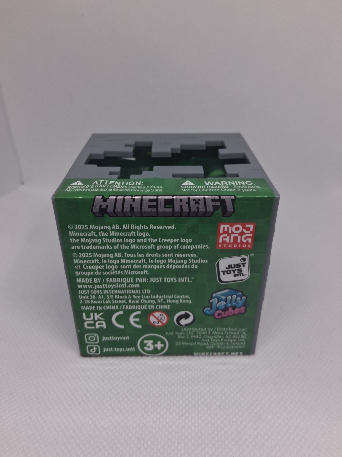 MINECRAFT JELLY CUBES – (GREEN) Viral Squishy IN HAND. (GREEN)