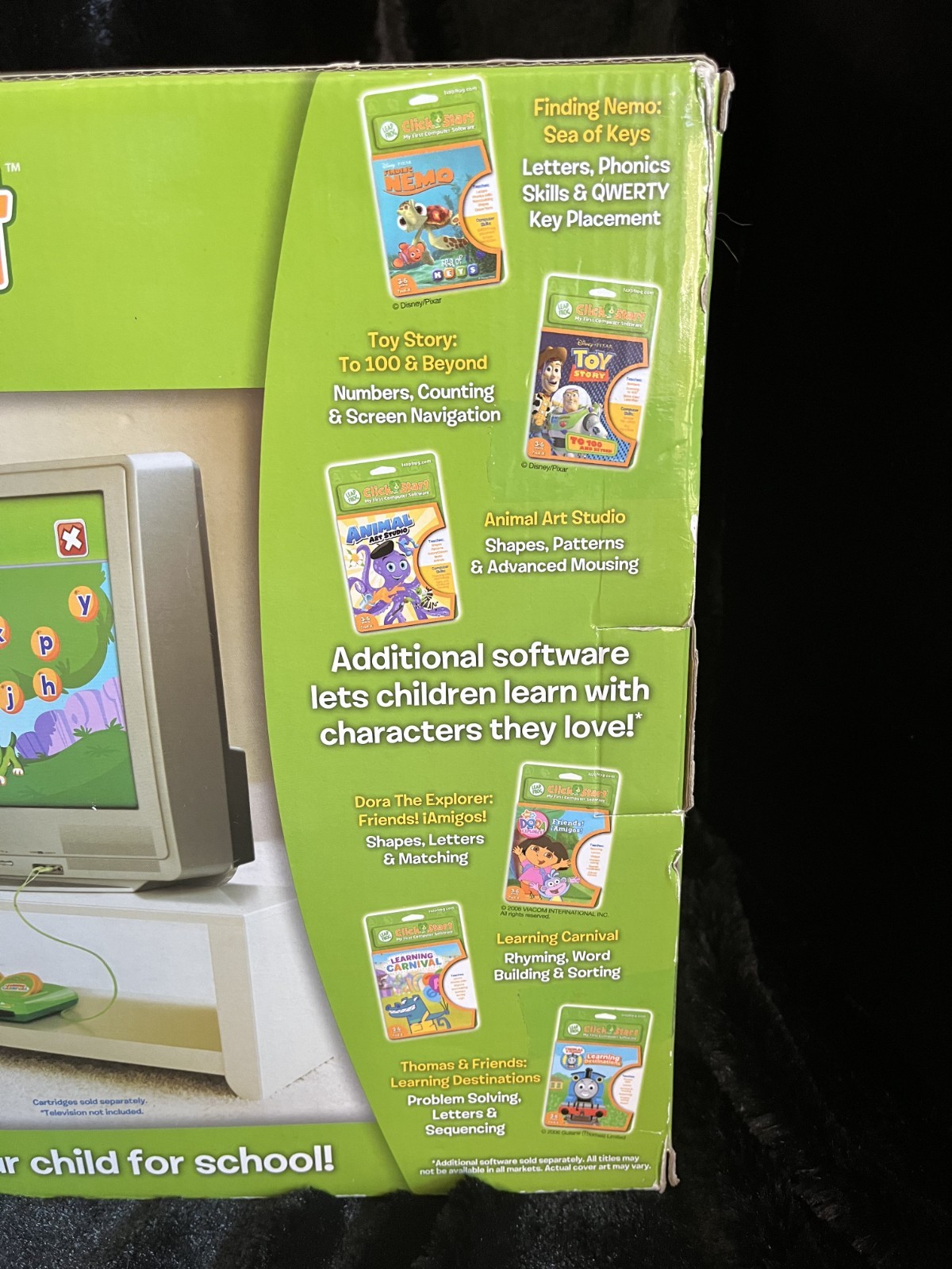 LeapFrog Clickstart My First Computer Wireless Keyboard New Sealed