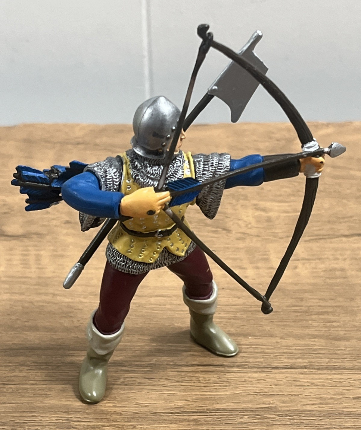 2003 Papo Blue Bowman Fantasy 4″ Figure #39385