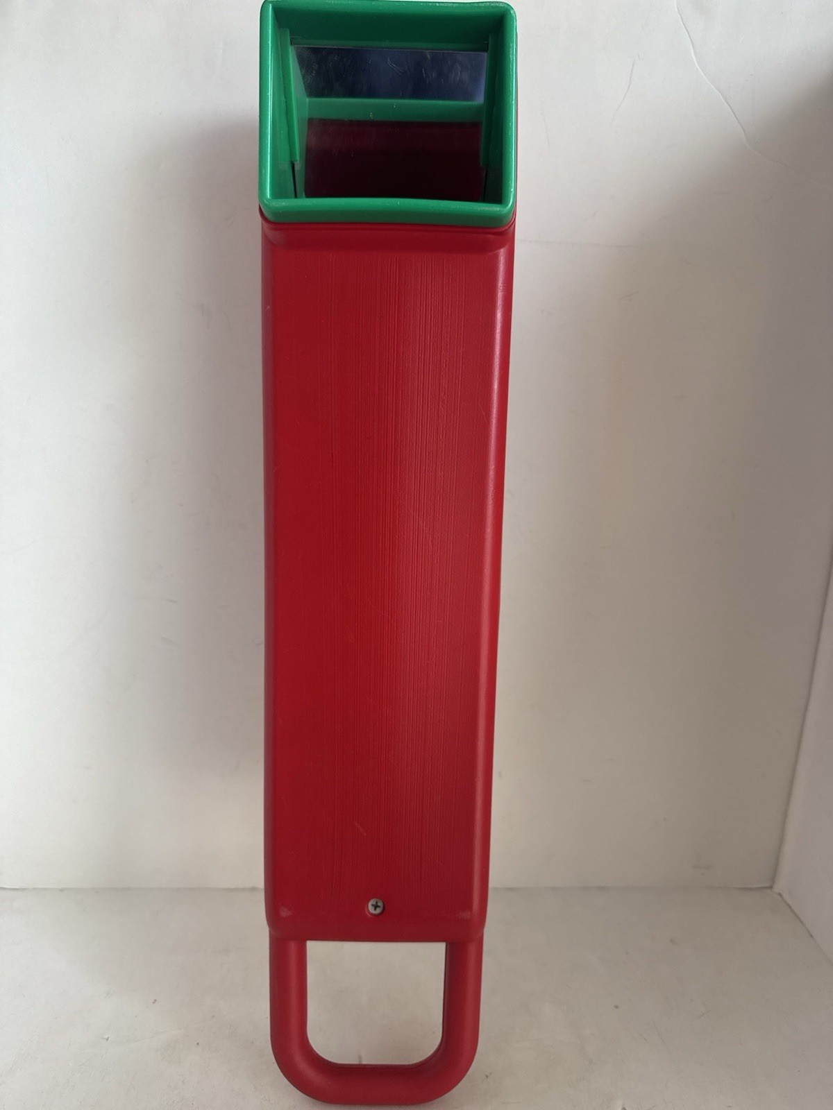 Periscope Red Plastic Childrens Two Mirror Spy Device Toy Used Works Still Good
