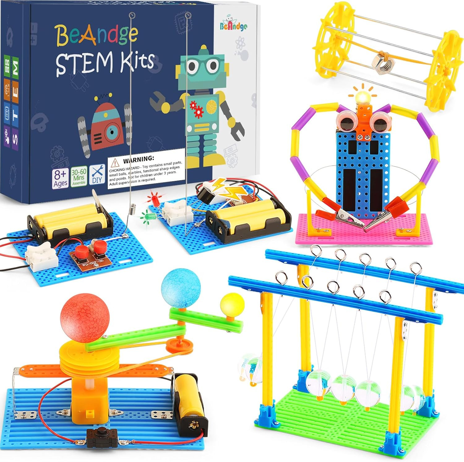 STEM Science Kits for Kids Age 8-12 Boys Activities Robot Building Kit 6-8 Girls