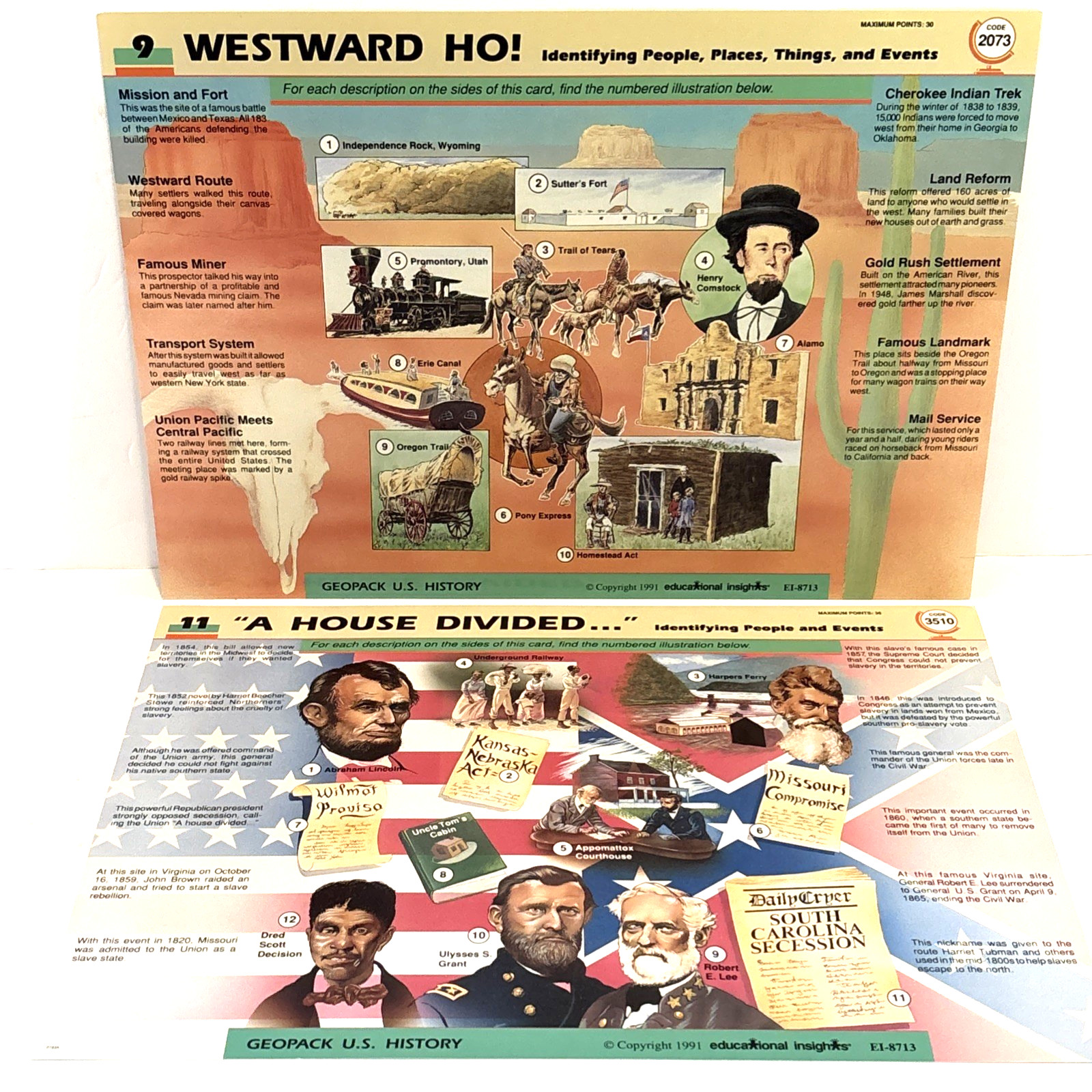GeoSafari U.S. History Learning Game Complete Educational Insights Home School