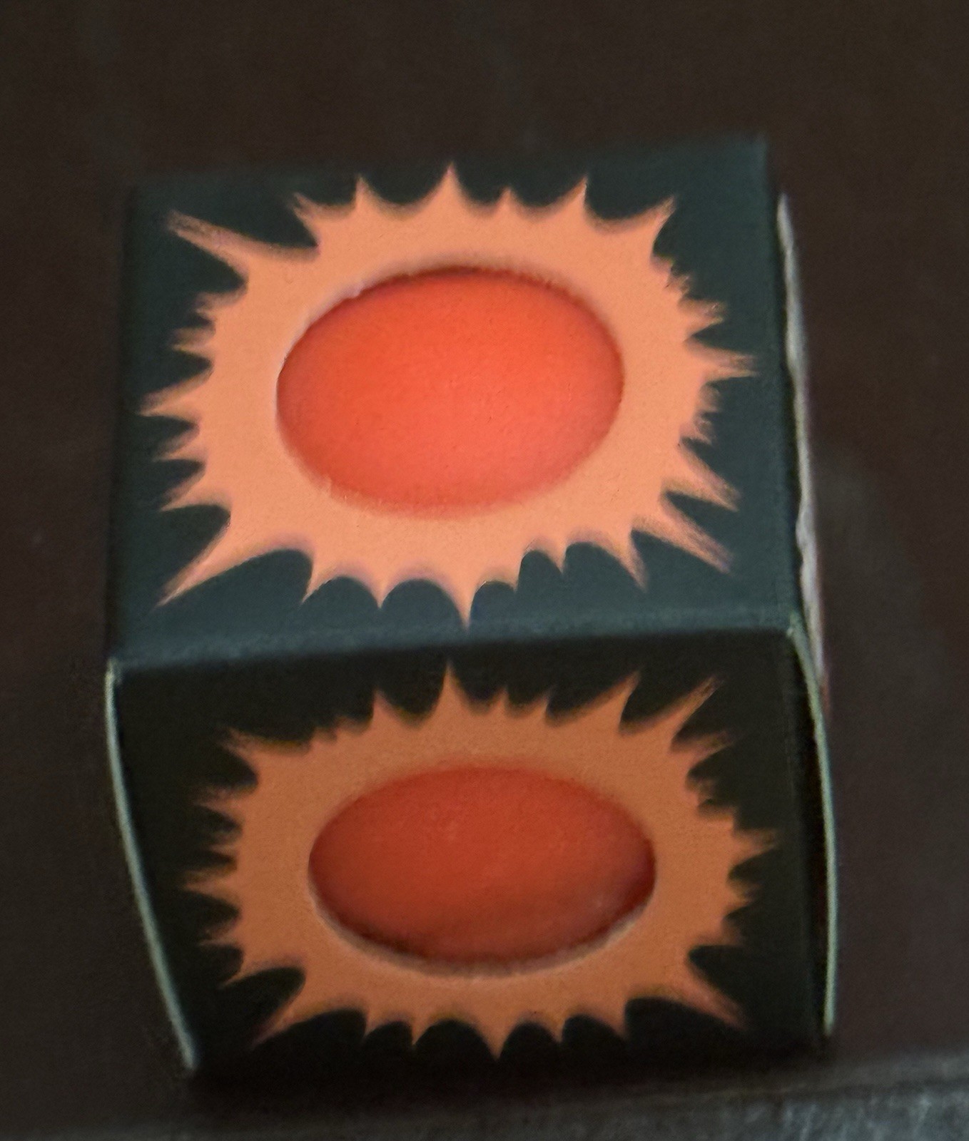 Needoh Nee Doh Teenie Mini Glow In The Dark – Orange