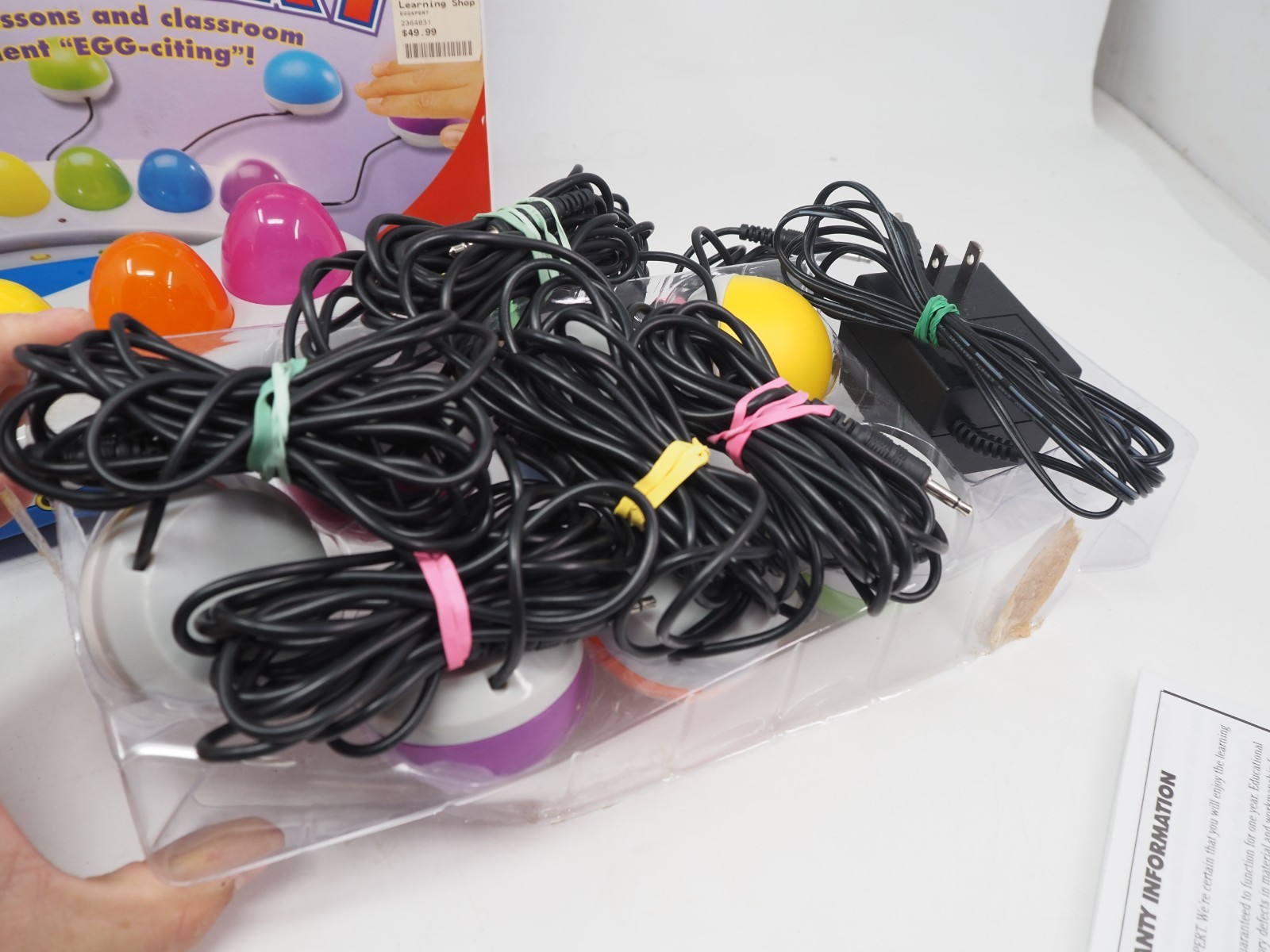Eggspert Buzzer Game EI-7880 2001 Complete Set Educational Works Read Descriptio