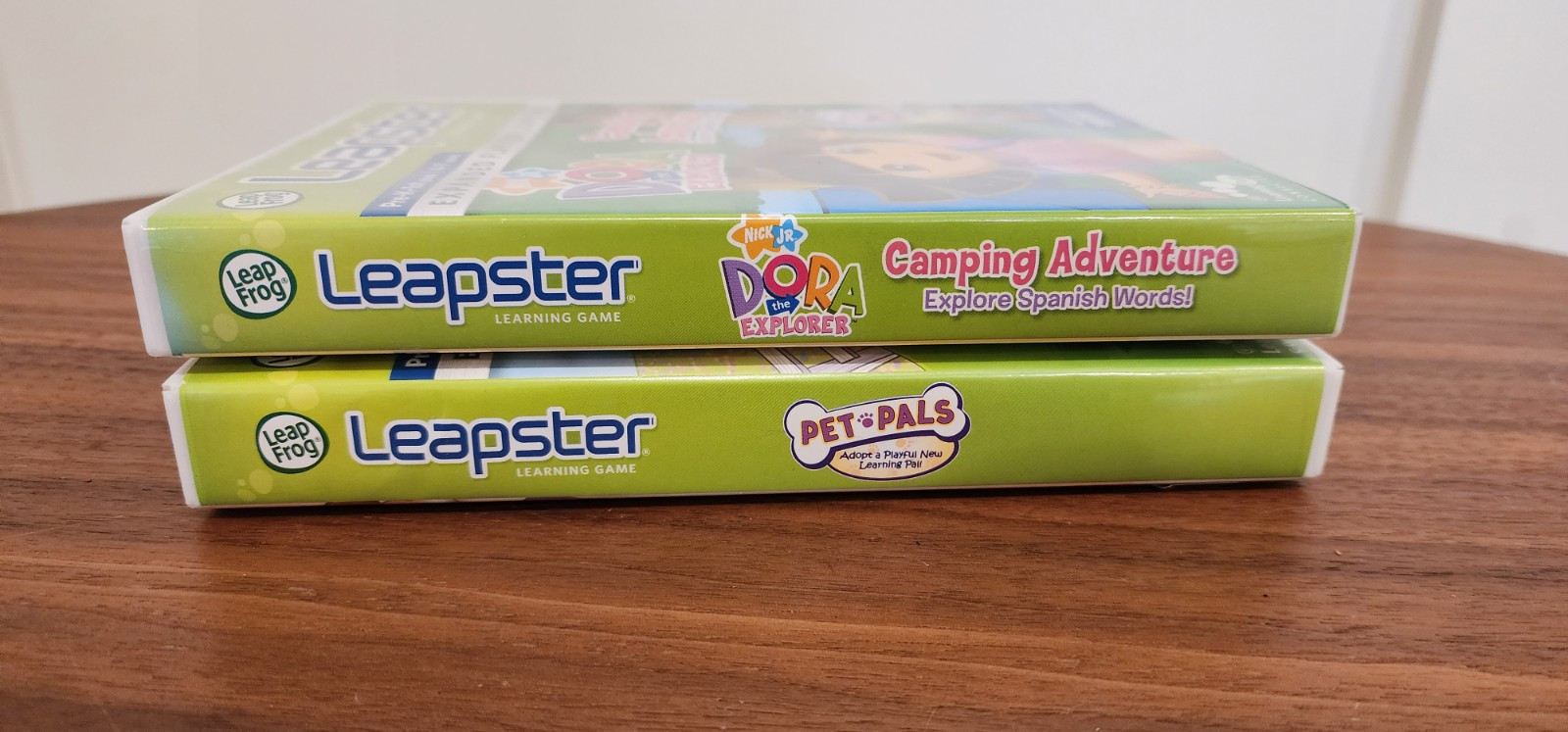 LeapFrog Leapster Learning Game Lot Pet Pals And Dora Camping Adventure