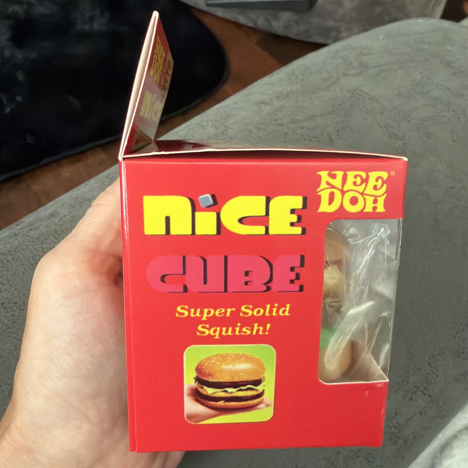 New McDonalds Burger Big Mac Squishy Toy Nee Doh Nice Cube Limited Edition