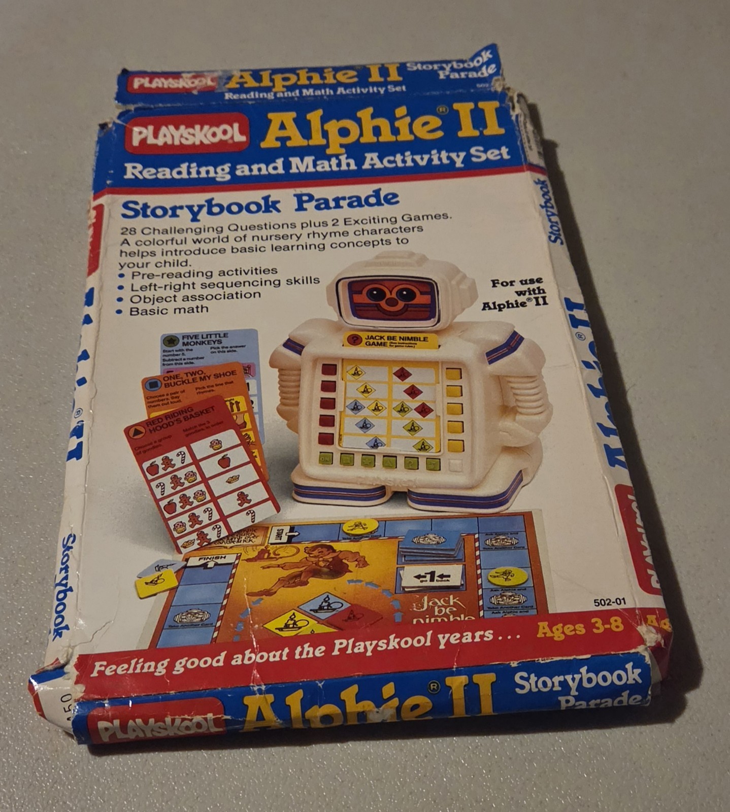 Vintage Alphie II Reading and Math Activity Set Storybook Parade