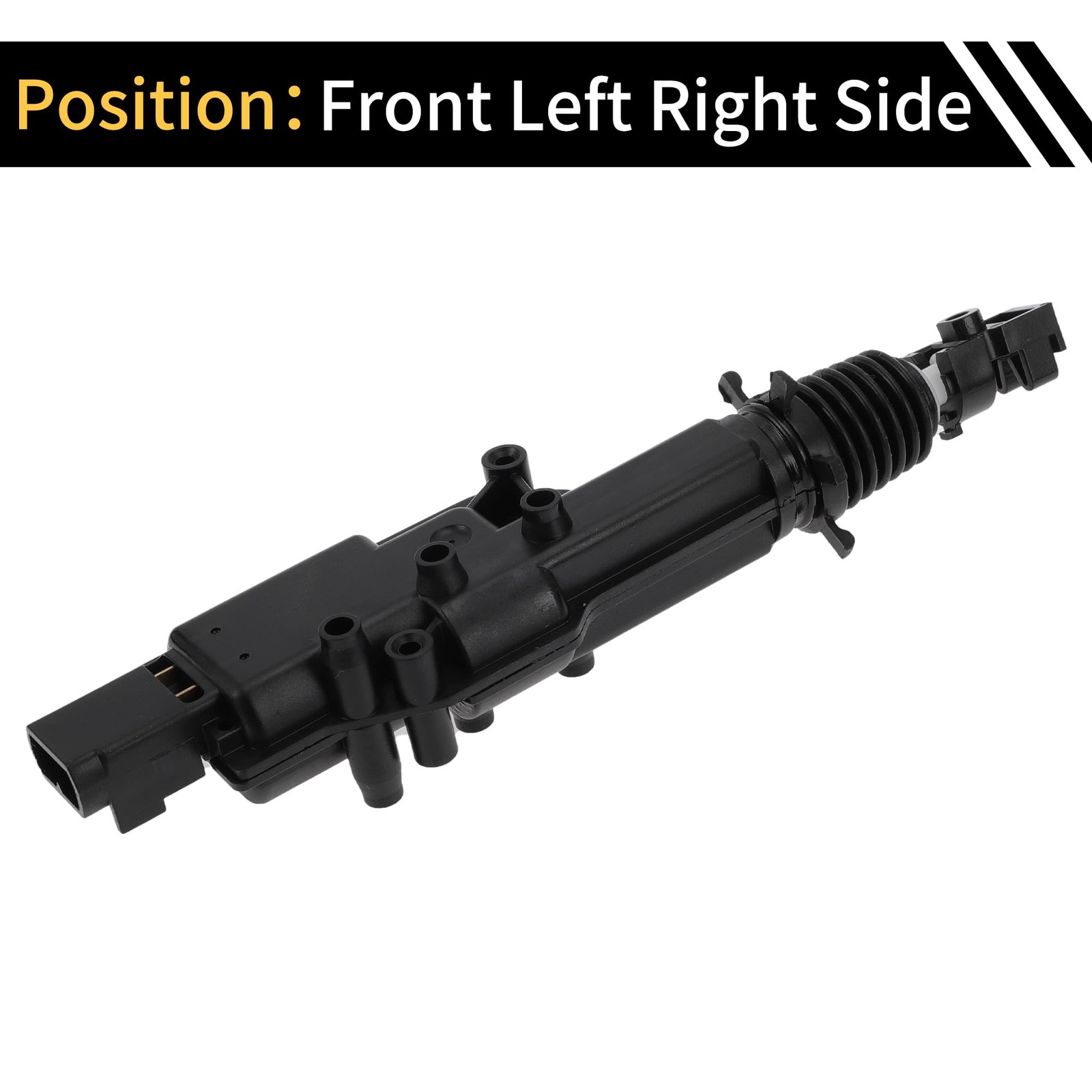 REPAIROCK Power Door Lock Actuator Motor for Ford F-150 22×6.5×3.7cm, Black