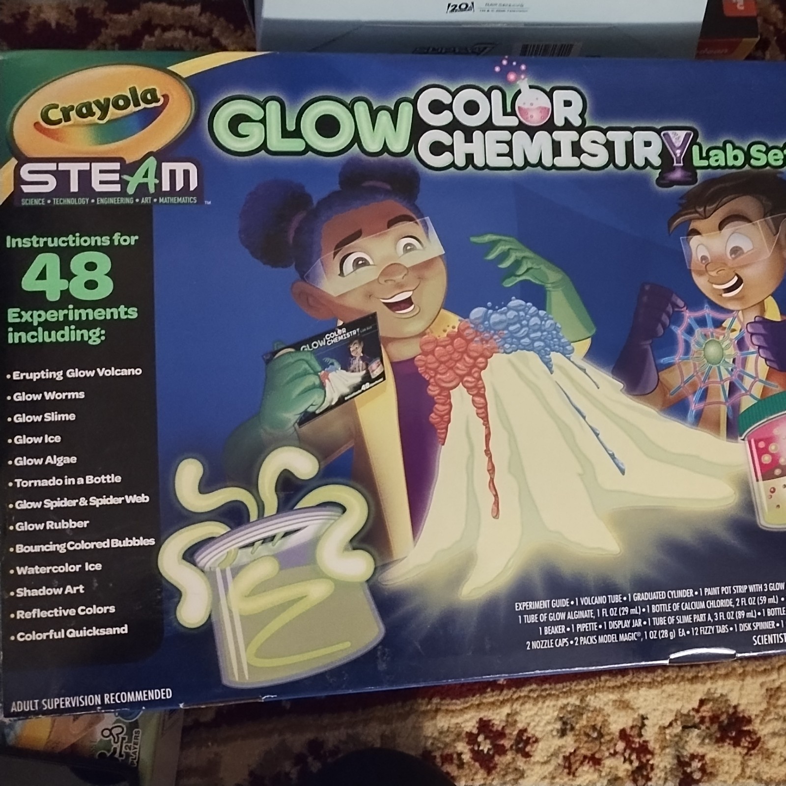 Crayola Color Chemistry Glow Lab Art Set 7+ Unisex Child Beginner New In Box