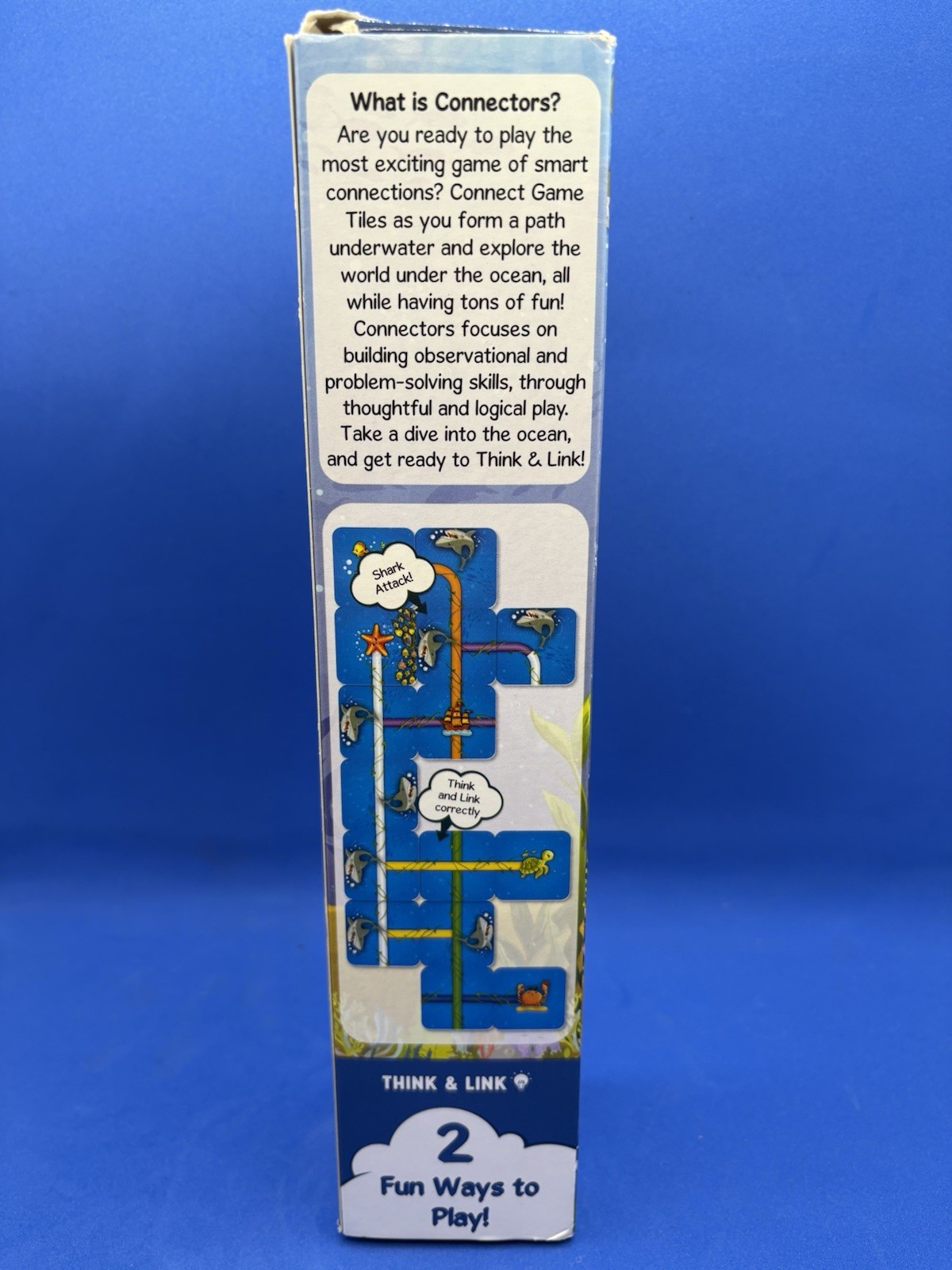 Skillmatics Educational Game: Connectors Shark Attack: Gift Family Game Complete