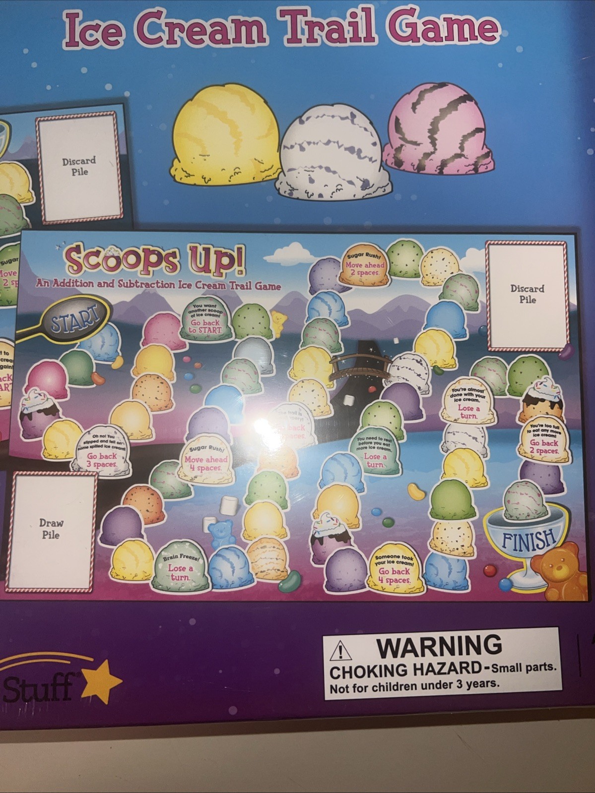 Really Good Stuff Scoops Up! Addition and Subtraction Game Ages 5 + New