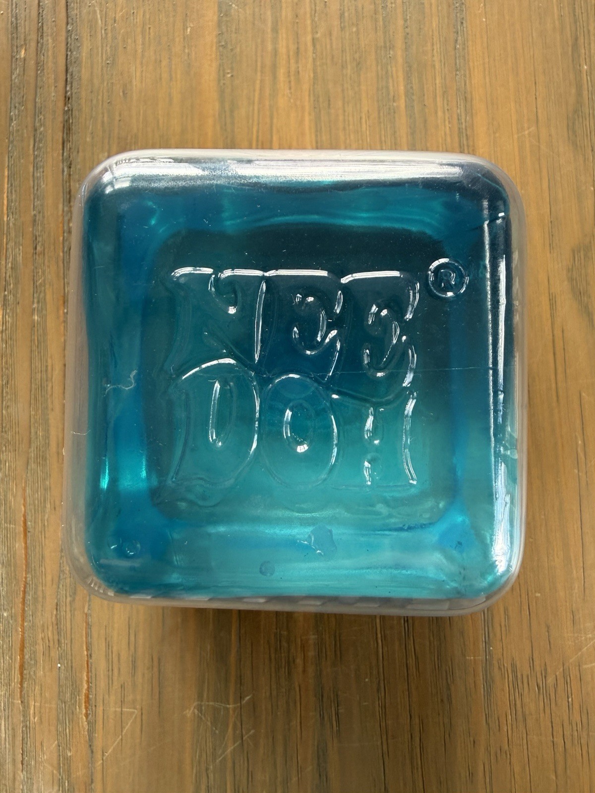 NeeDoh Nice Berg Blue XL Giant Nee Doh Niceberg Solid Squish Cube Block Sealed