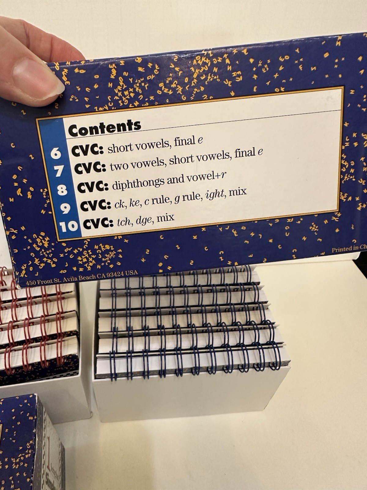 Seeing Stars Syllable Card box 1 and 2 – Single-Syllable