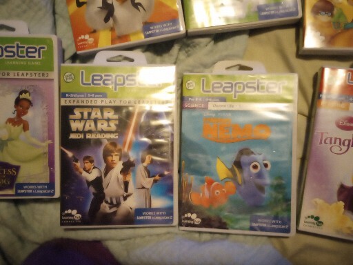 LeapFrog Leapster Learning Game Lot Star Wars And Finding Nemo Sealed
