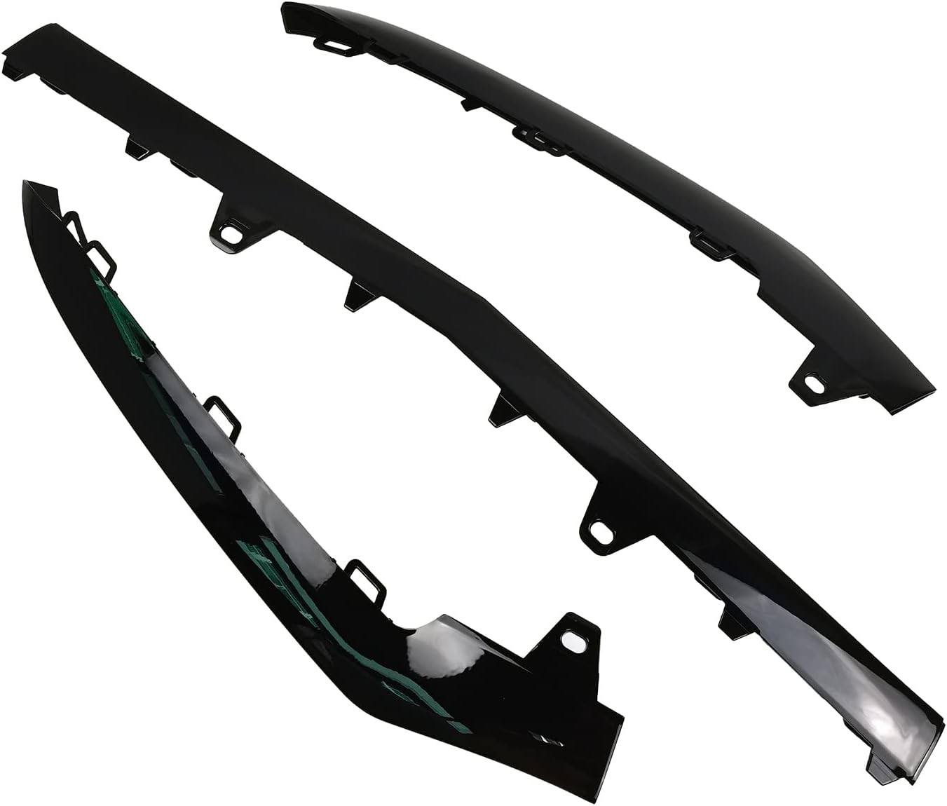 3 X Front Bumper Cover Lower Grille Trim Molding fit for 2014-2016 Mercedes E…