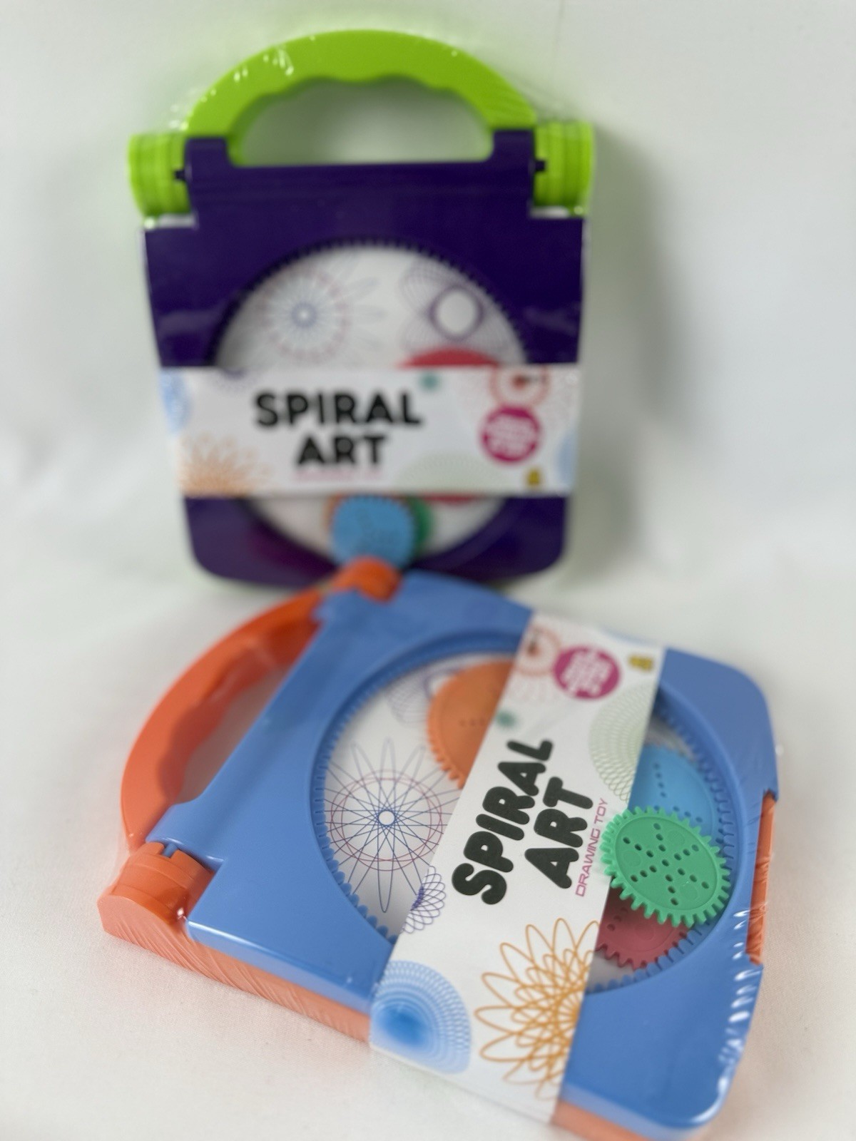 NEW Spiral Art Drawing Toy, Big Time Toys, Travel Size, Lot Of 2, 4 Wheels Each