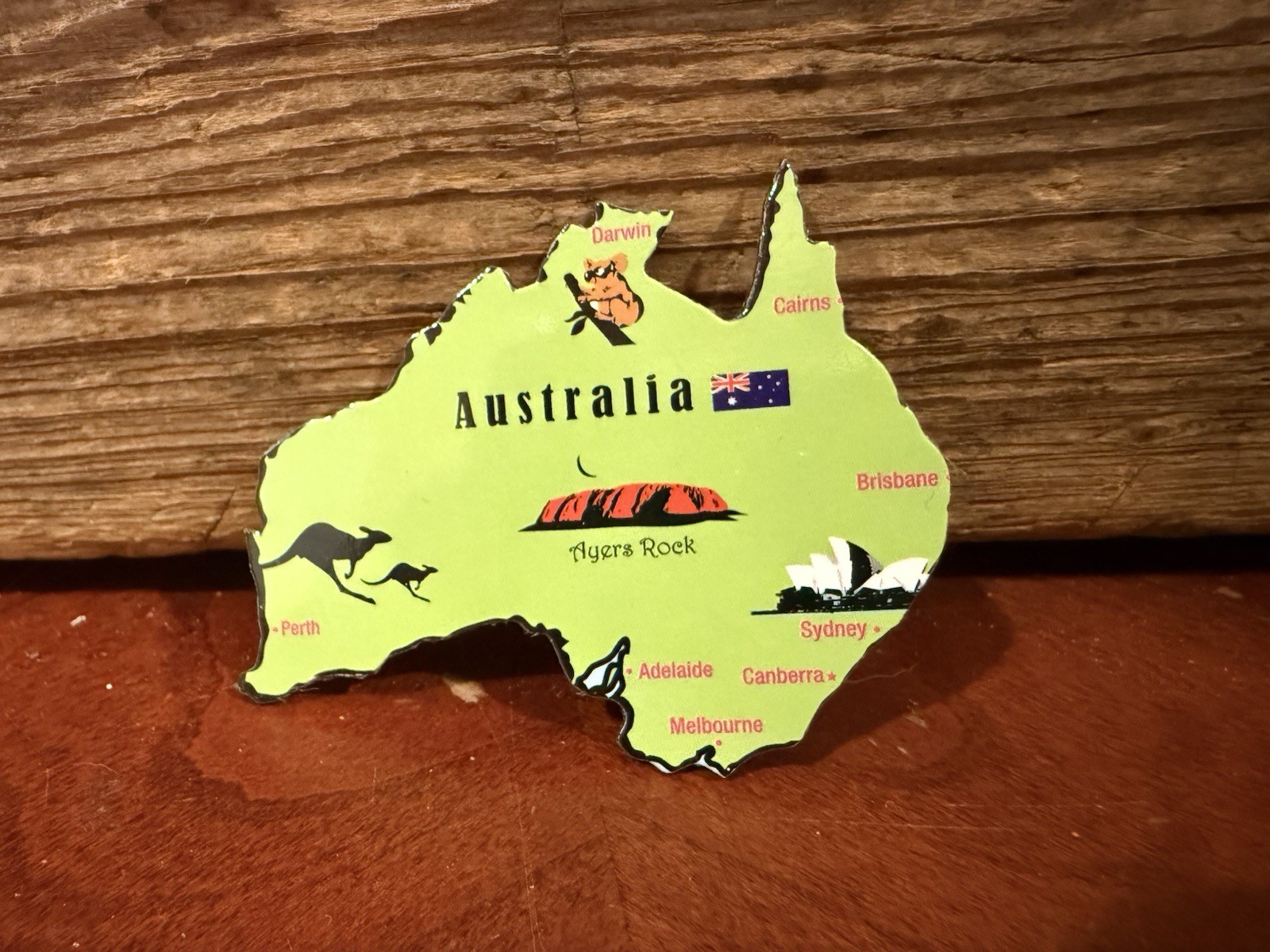 Ata-Boy Magnetic World Map Play-n-Learn Australia 1