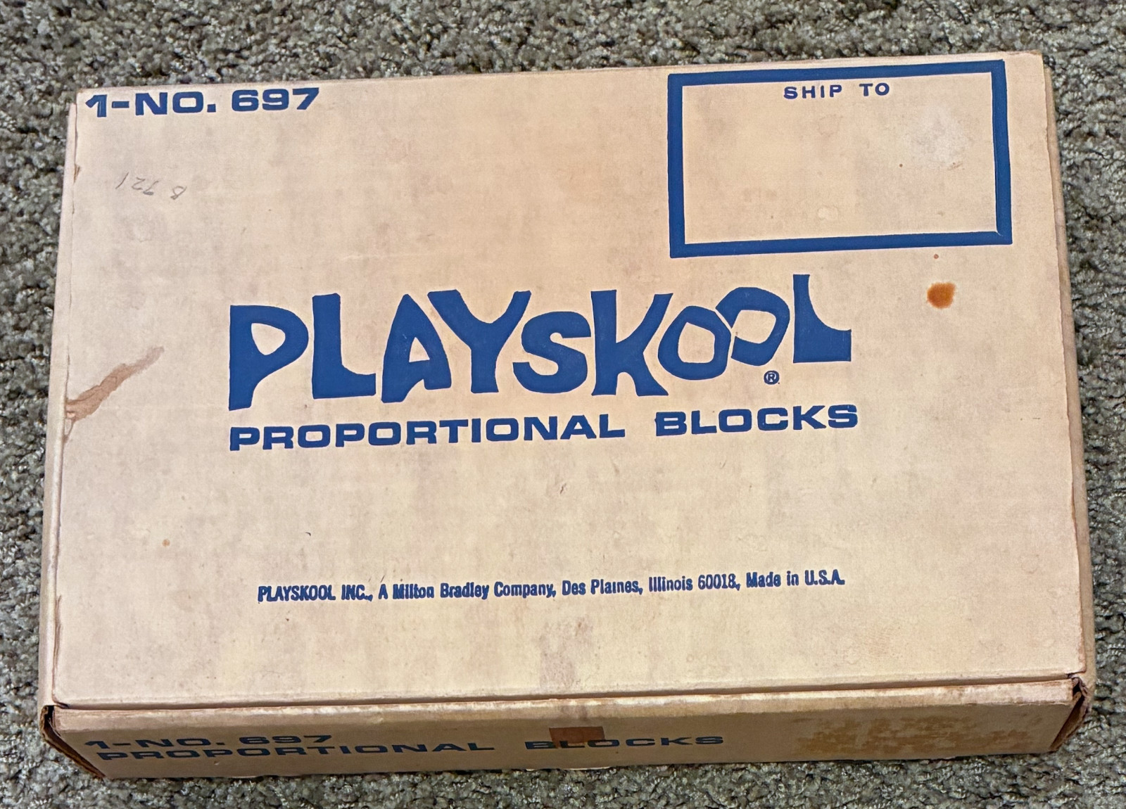 🔴 Playskool Proportional Blocks 697 Math Number Counting Lot Learning Resources