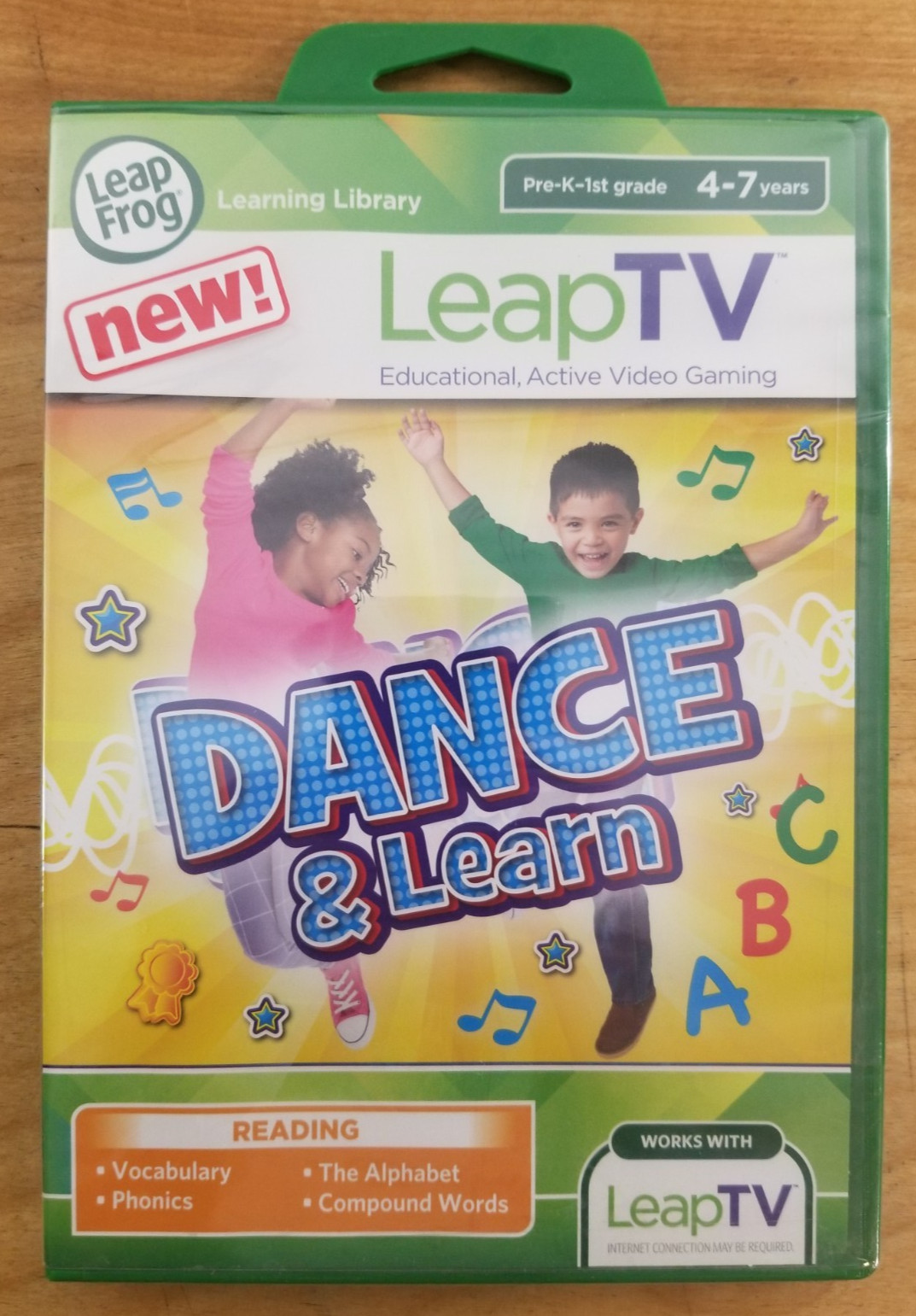 Leap Frog Leap TV Dance & Learn Reading 4-7 Years Educational Active Video Game
