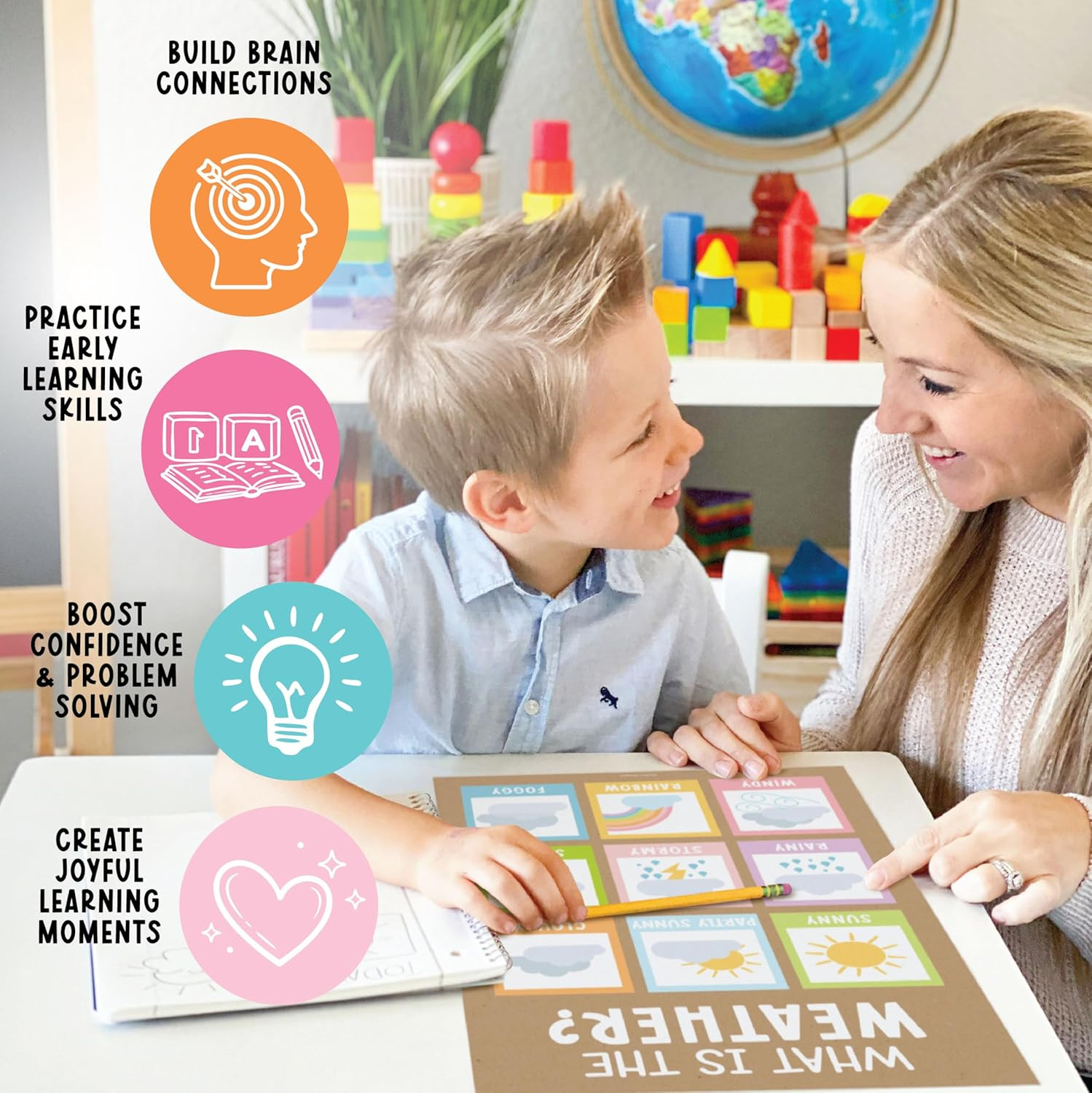 16 Educational Posters for Classroom Must Haves – Laminated Pre-K Posters for To