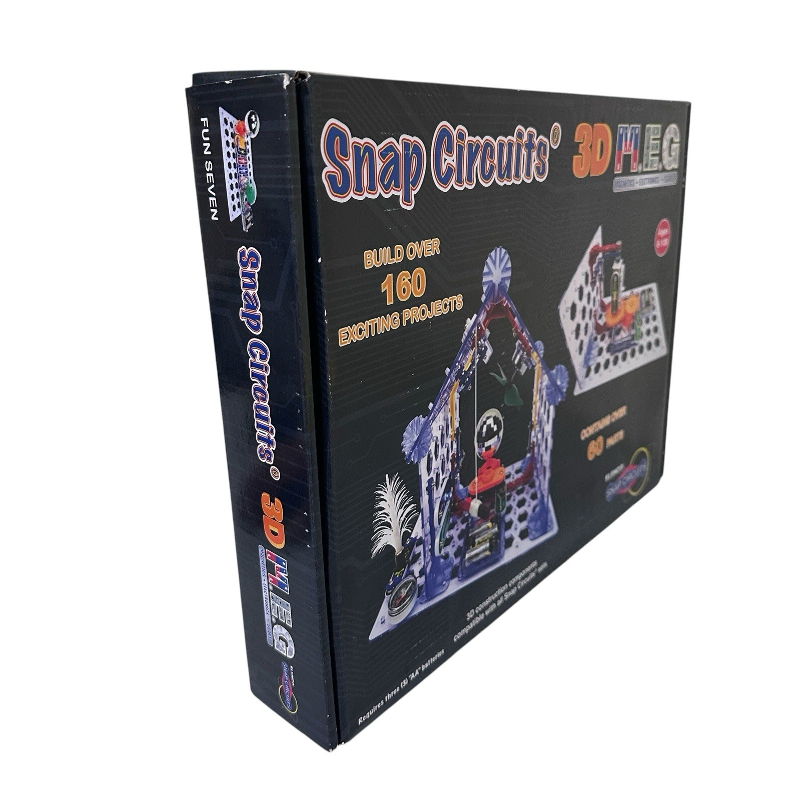 Snap Circuits-3D M.E.G. Electronics Discovery Kit – NEW Sealed Box Has Some Wear