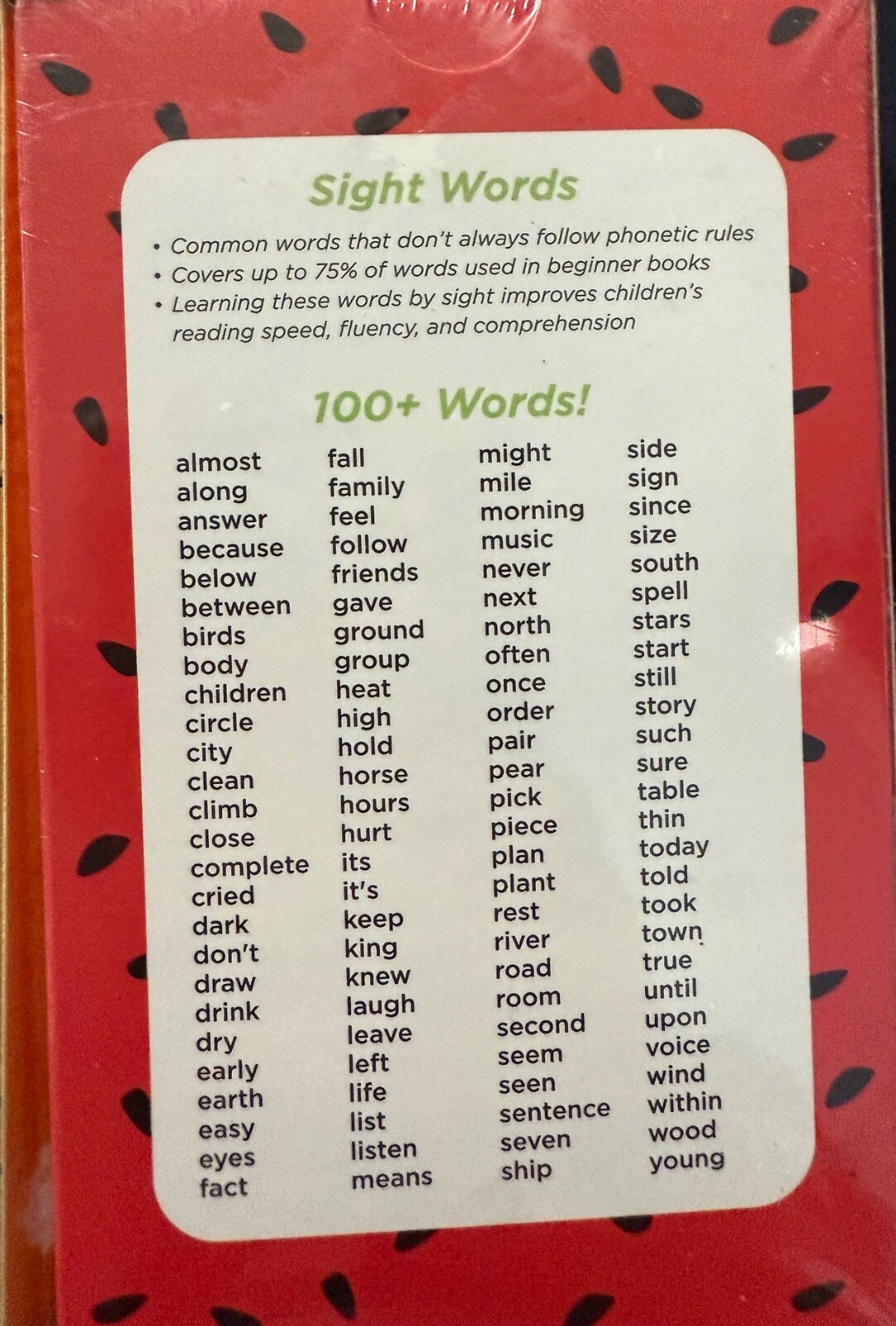 K Sight Words Flash Cards (Kindergarten- 2nd grade ) Pack 100 Think Tank Scholar