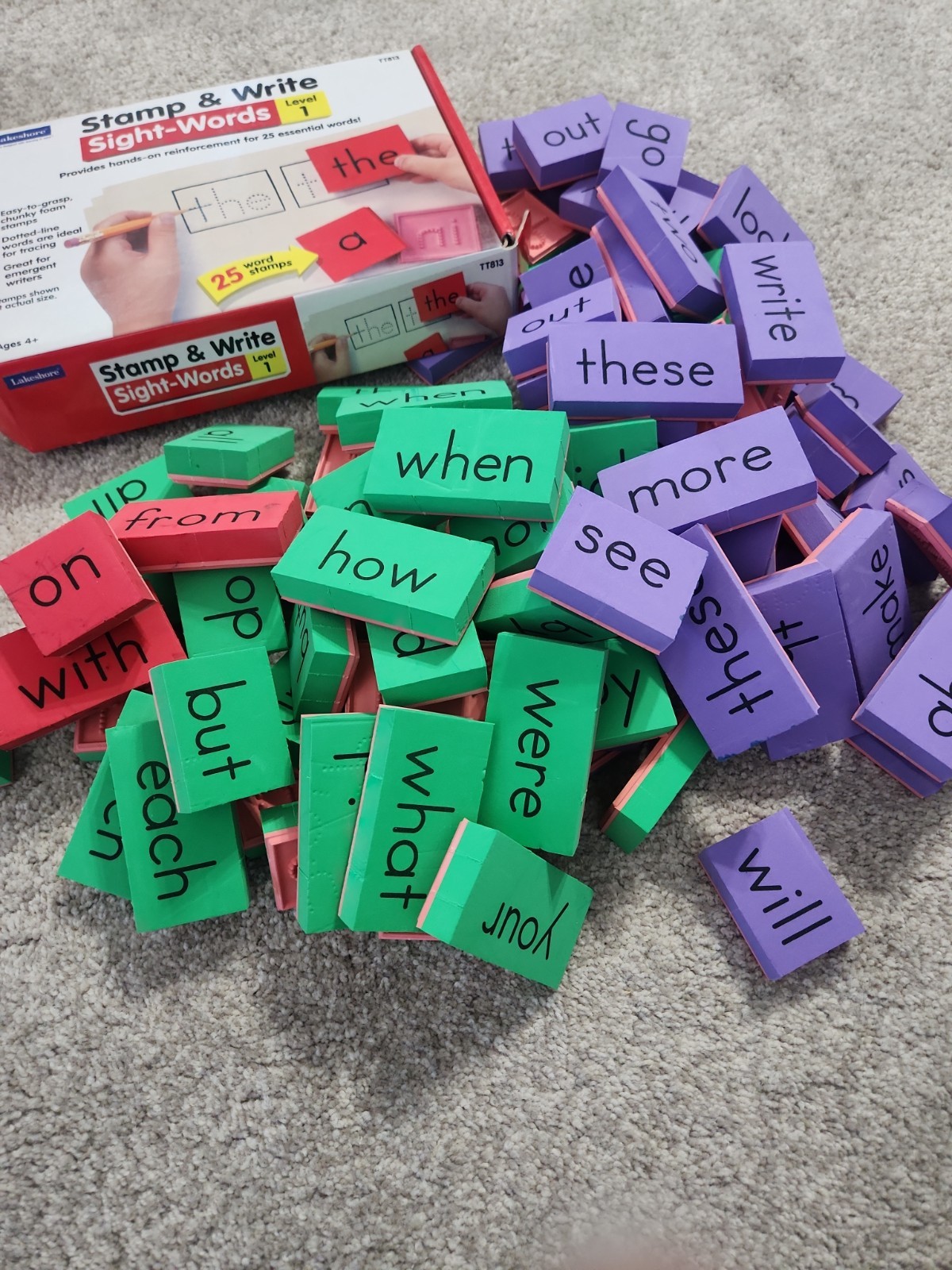 Lakeshore Learning Stamp & Write Sight-Words Level 1, 2 & 3