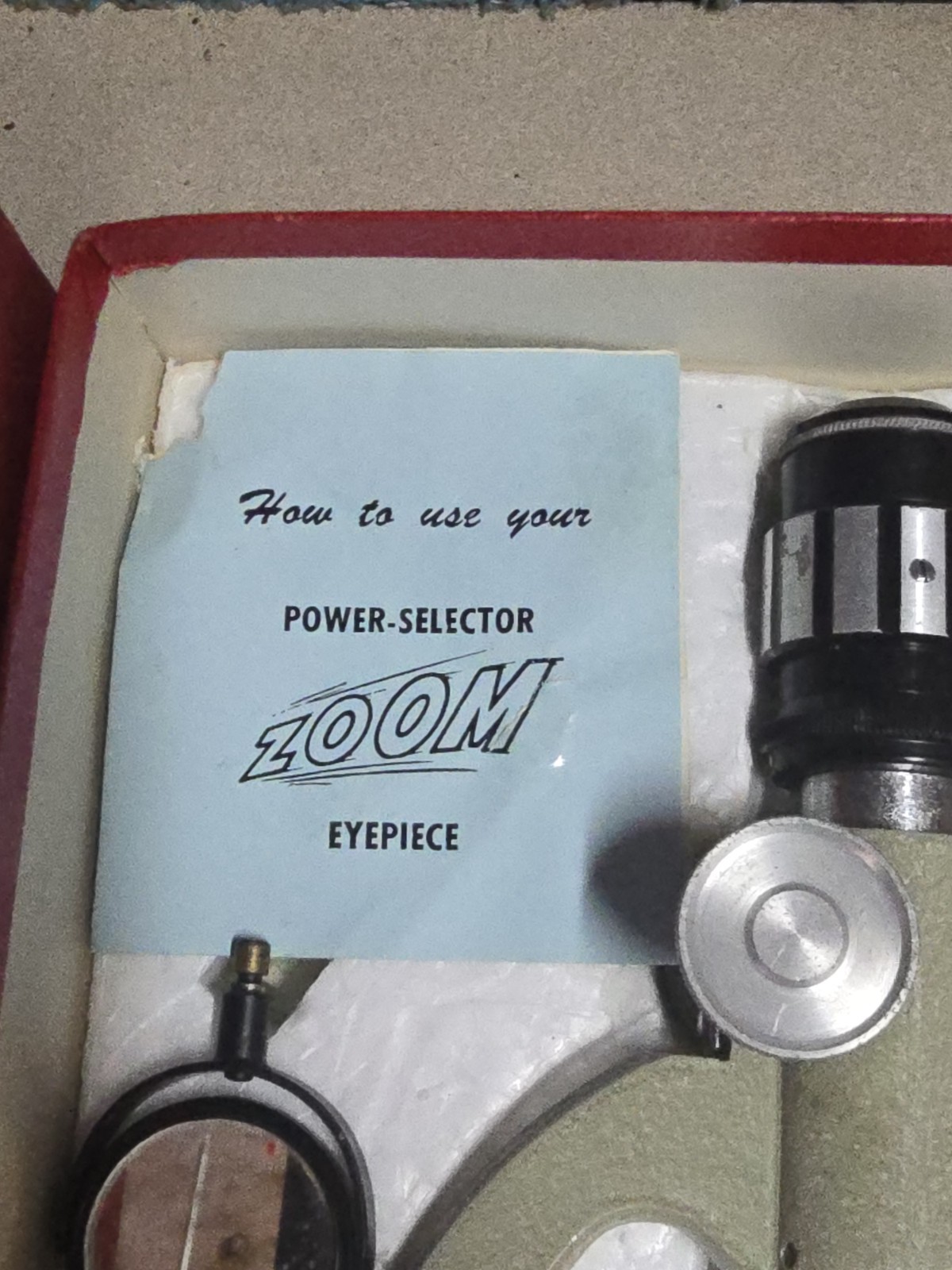 VINTAGE 1960’s Scope Instrument Corp Microscope Zoom 50-750X Model No. 5350