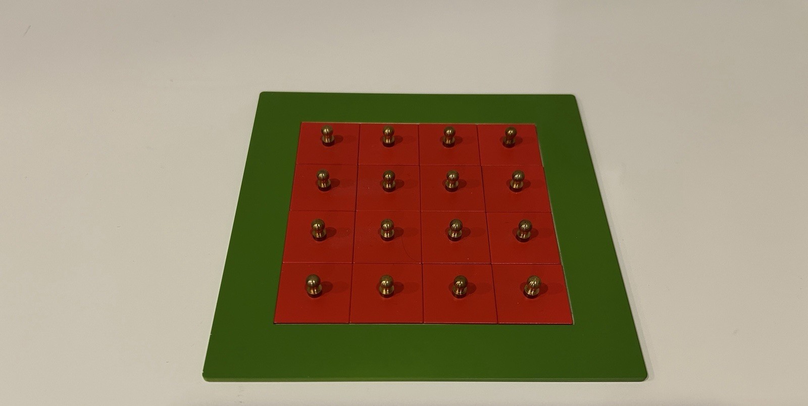 Montessori Metal Squares Elementary Math Fractions Geometry Figures