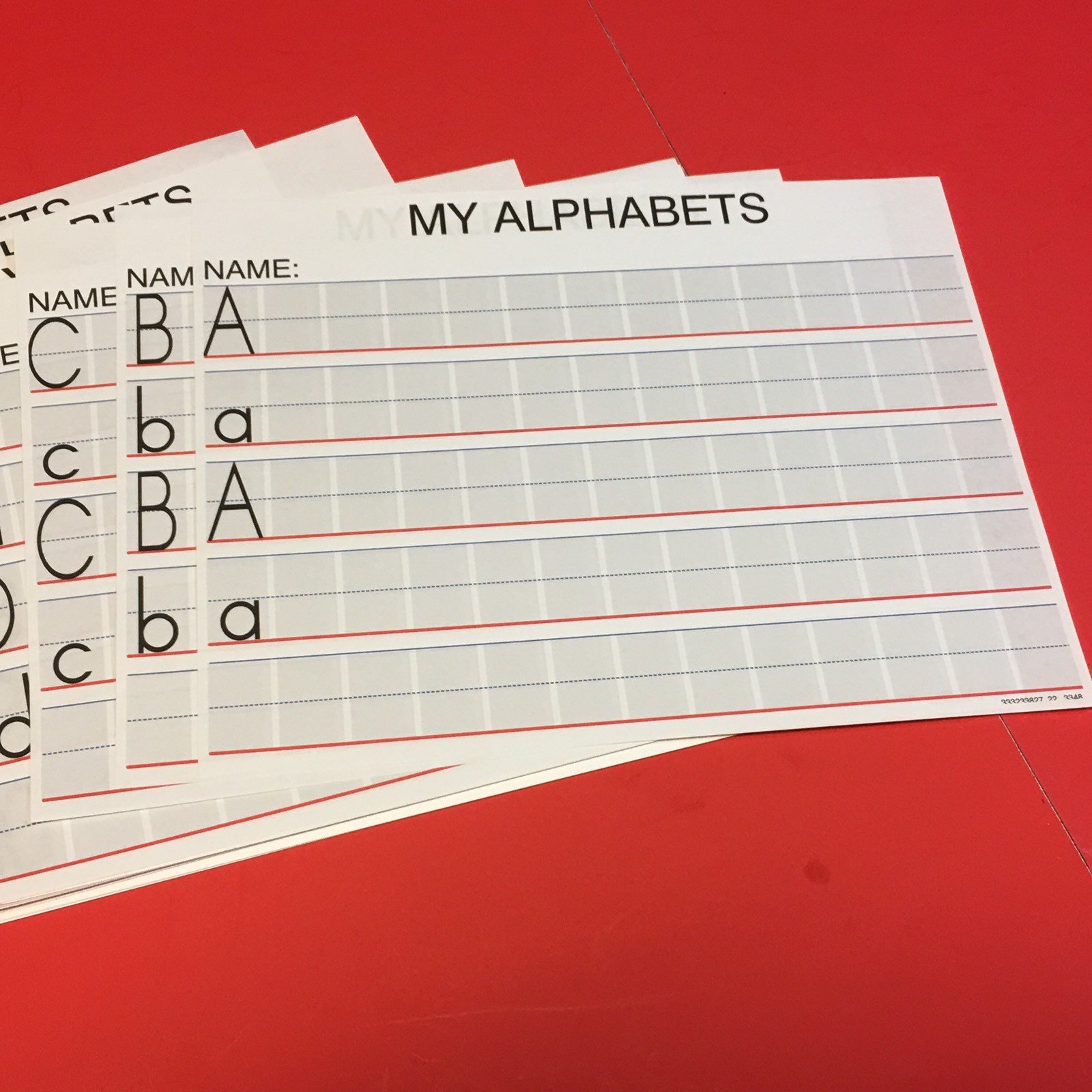 Writing Paper for Kids – My Alphabets – 11X 8.5 in, 20 lb, 25 sheets