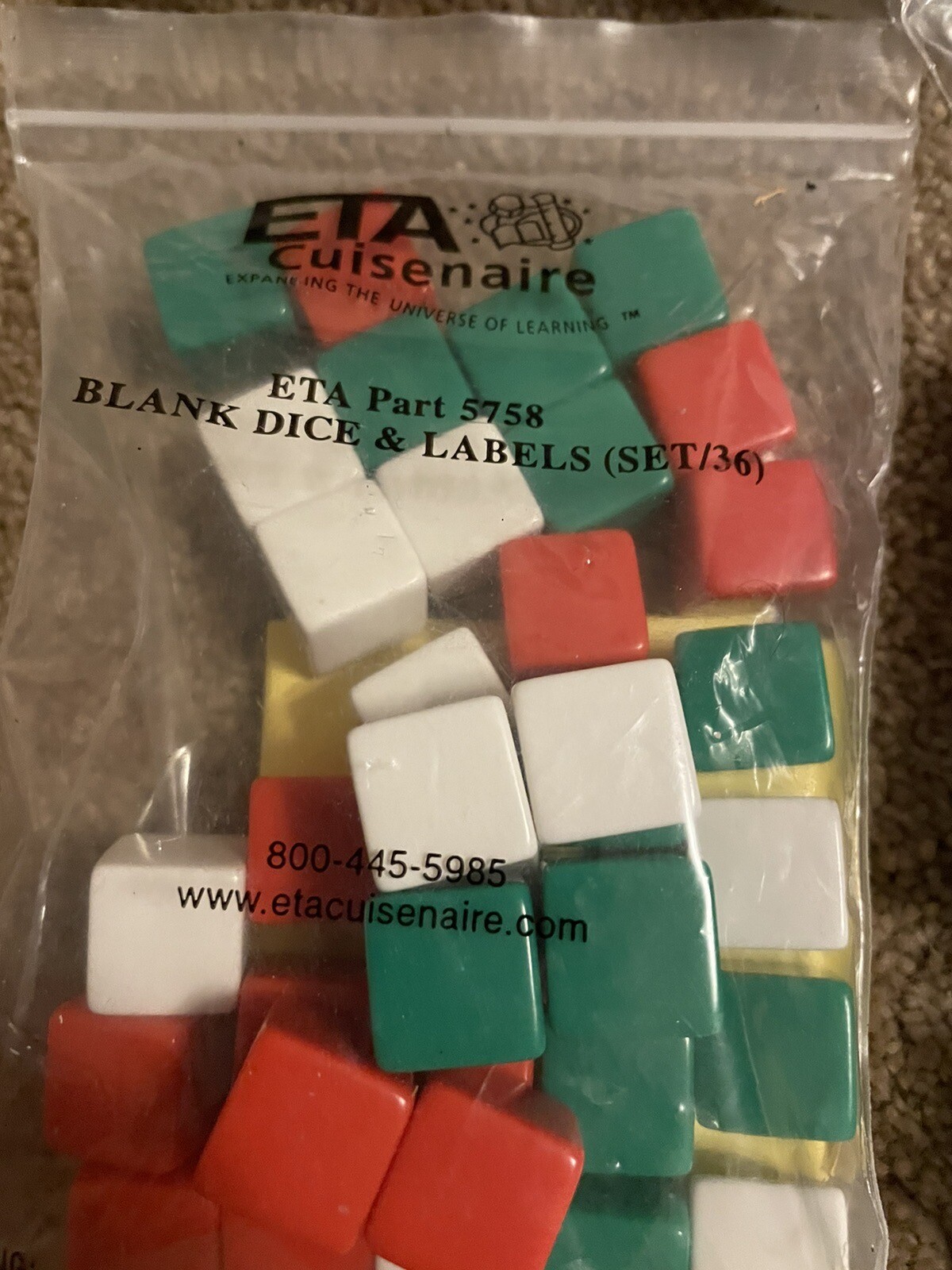 ETA Cuisenaire Educational Lot.