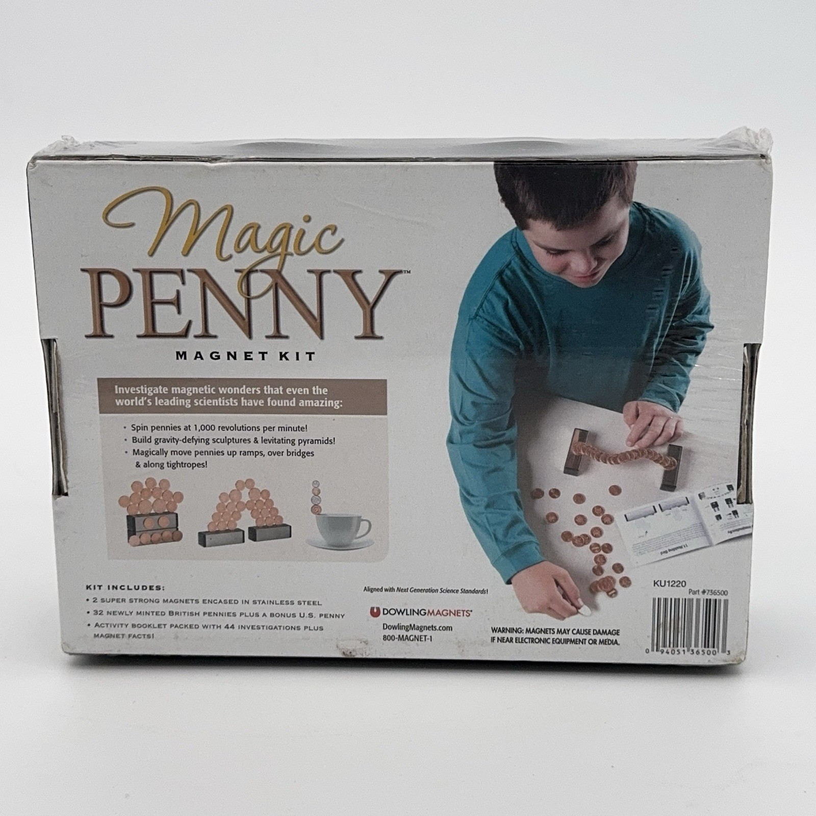 Magic Penny Magnet Kit Expanded 4th Edition NISB Learn Kids STEM Tricks #736500