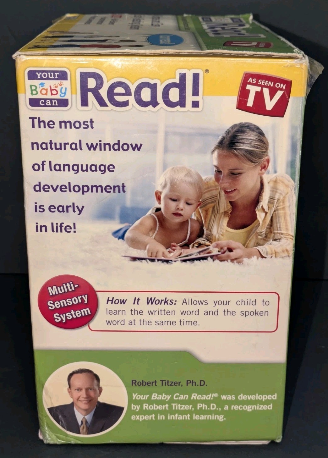 Your Baby Can Read As Seen On TV 3 Months-5 Years Robert Titzer Early Language