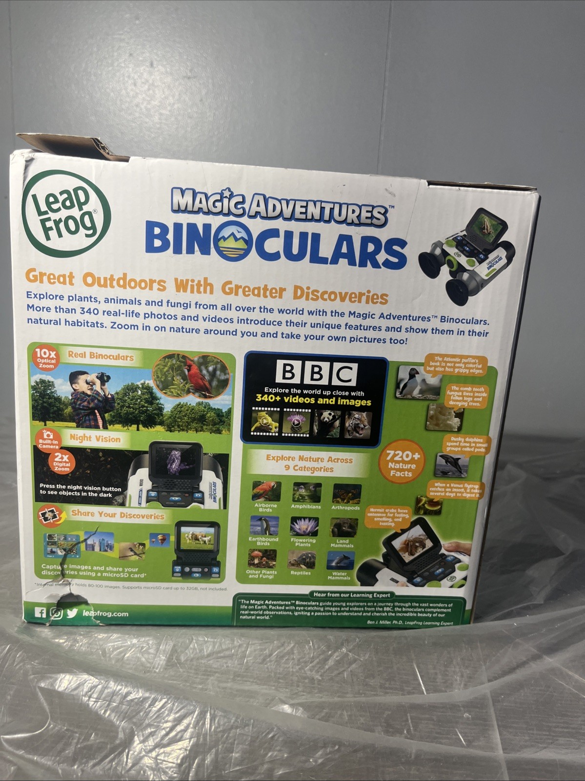 Leap Frog Magic Adventures Binoculars Learning Interactive Camera Game Quiz BBC
