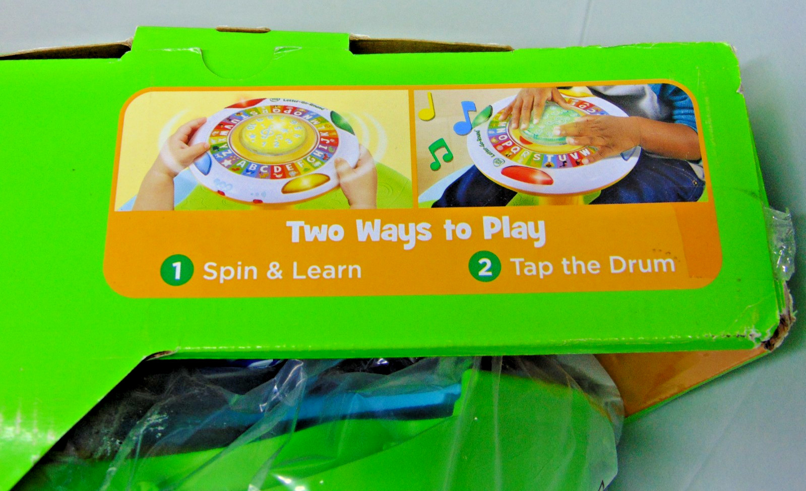Leap Frog Letter-Go-Round, 2 ways to play
