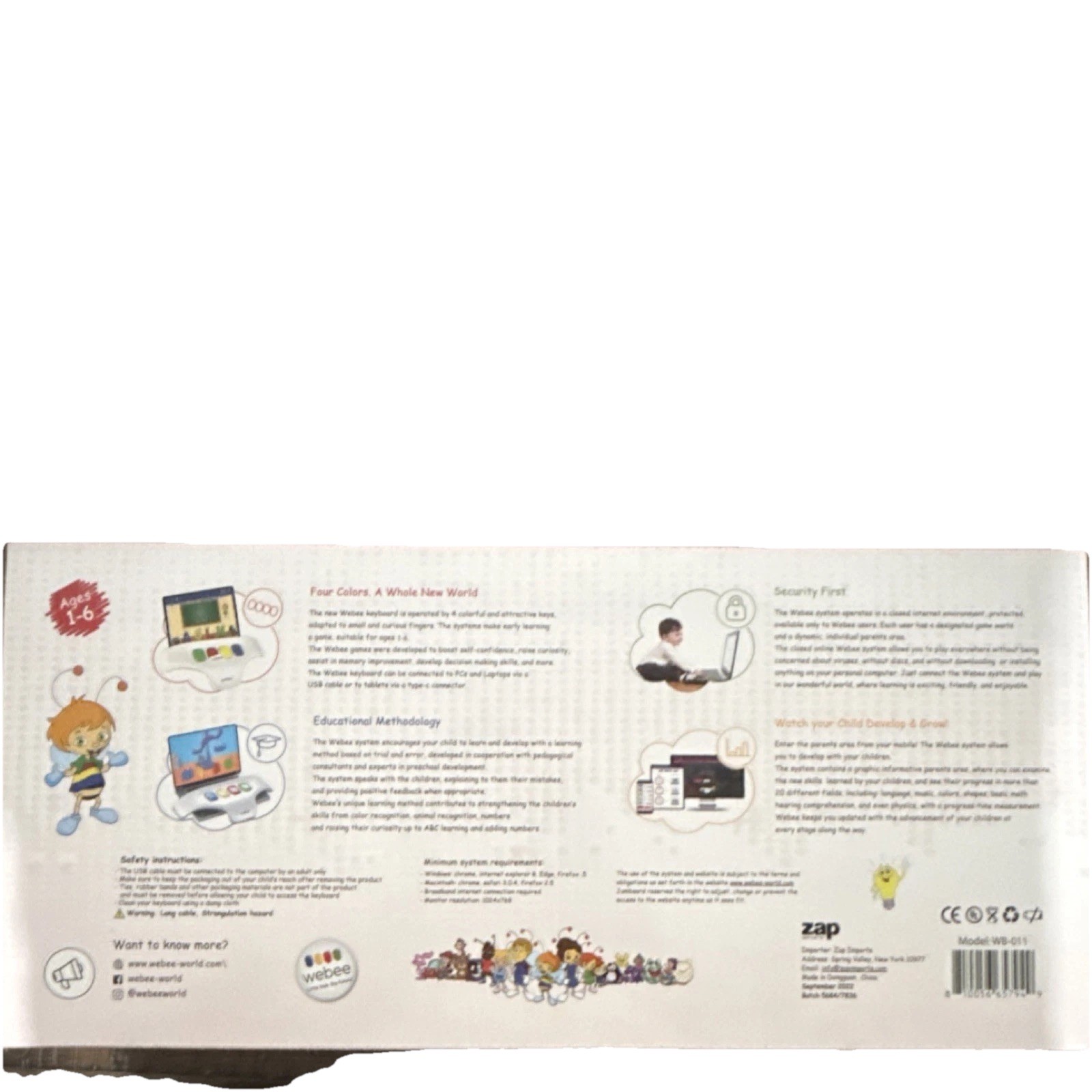 Webee Webee Family Online Educational Platform Ages 1-6 WB-011