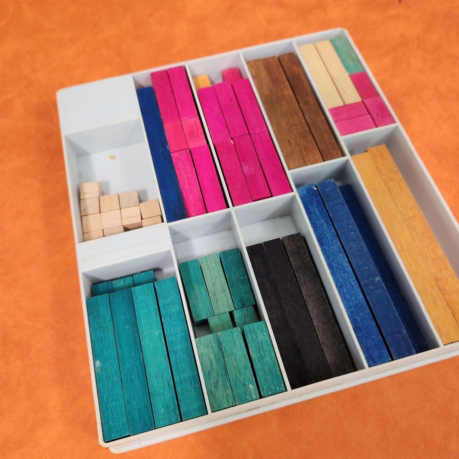 CUISENAIRE Numbers-in-Colour Maths LARGE Educational Counting Rods Australia