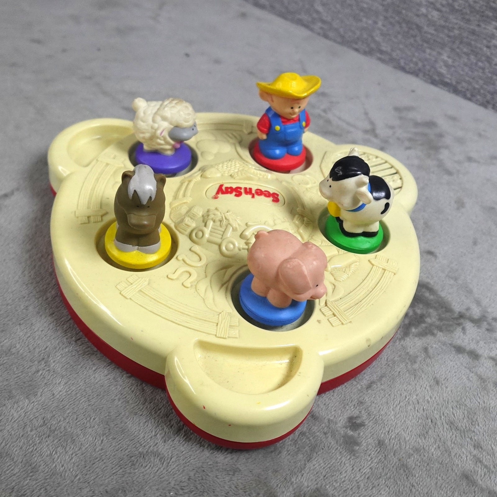 Vintage 1995 Mattel See ‘n Say Old MacDonald’s Farm Animal Sounds Learning Toy