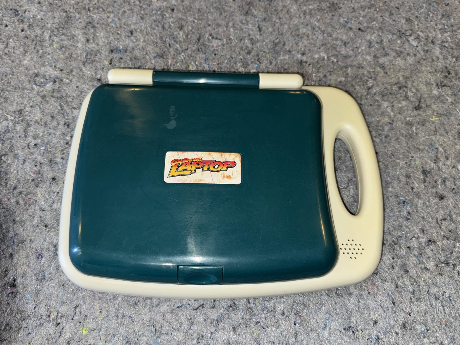 GeoSafari Laptop Electronic Learning Toy W/ Cards 1-122 Educational Tested