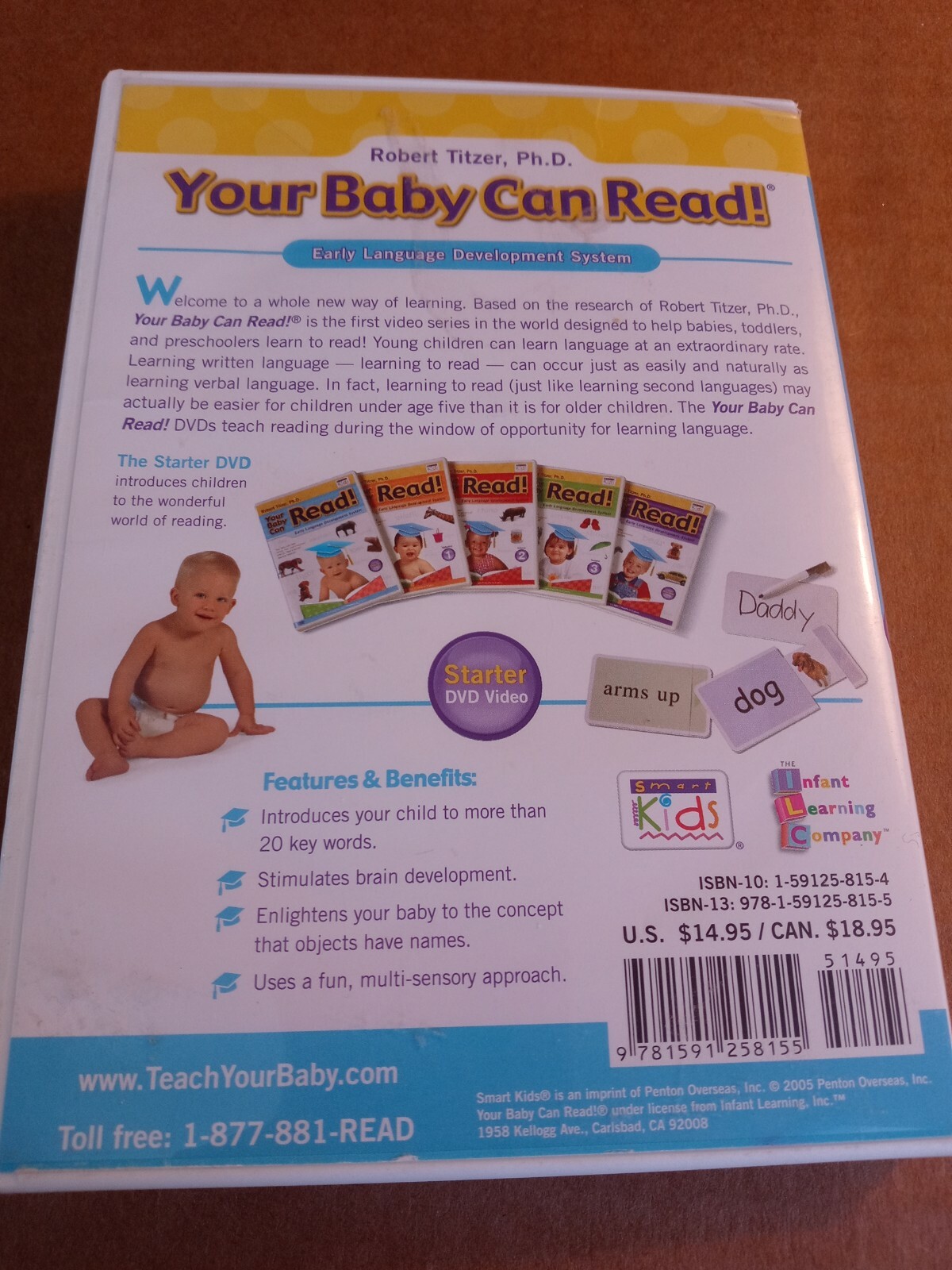 Your Baby Can Read: Early Language Development System (DVD, The Starter)