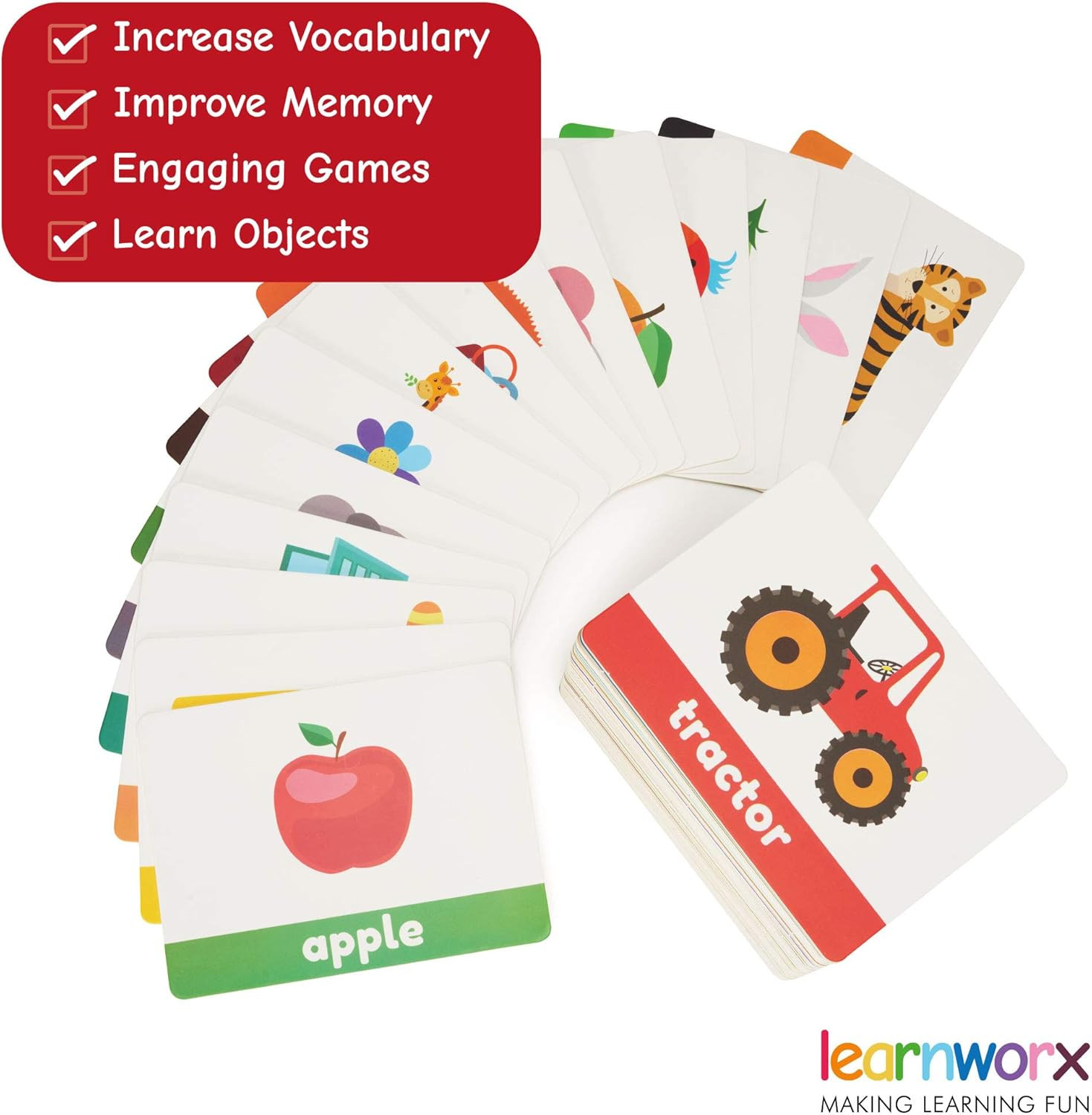 101 Baby Flash Cards for Toddlers 1-3 | Award Winning First Words Toddler Flash