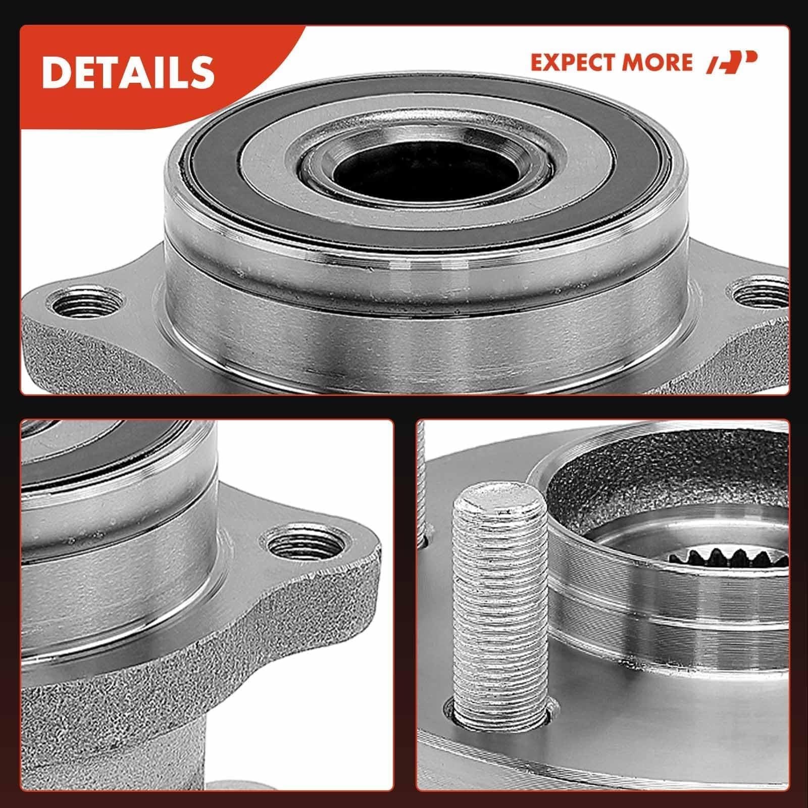 A-Premium 2 x Rear Wheel Bearing and Hub Assembly with 5-Lug Compatible with …