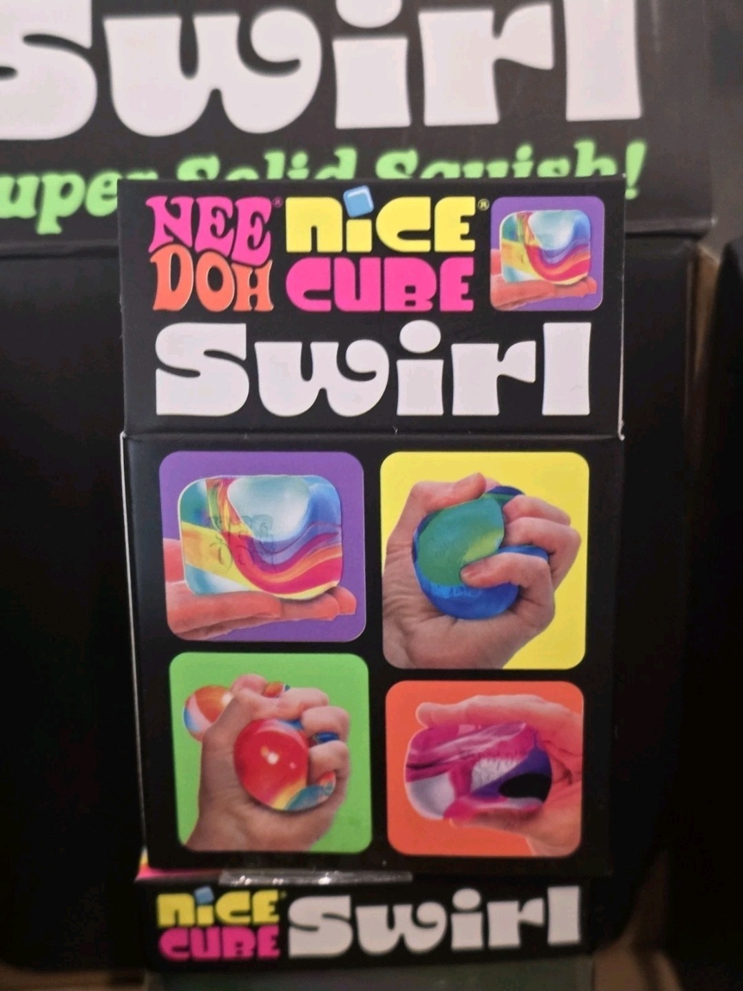 Nee Doh Nice Cube Swirl pink Purple NEW IN BOX new in box ships fast today